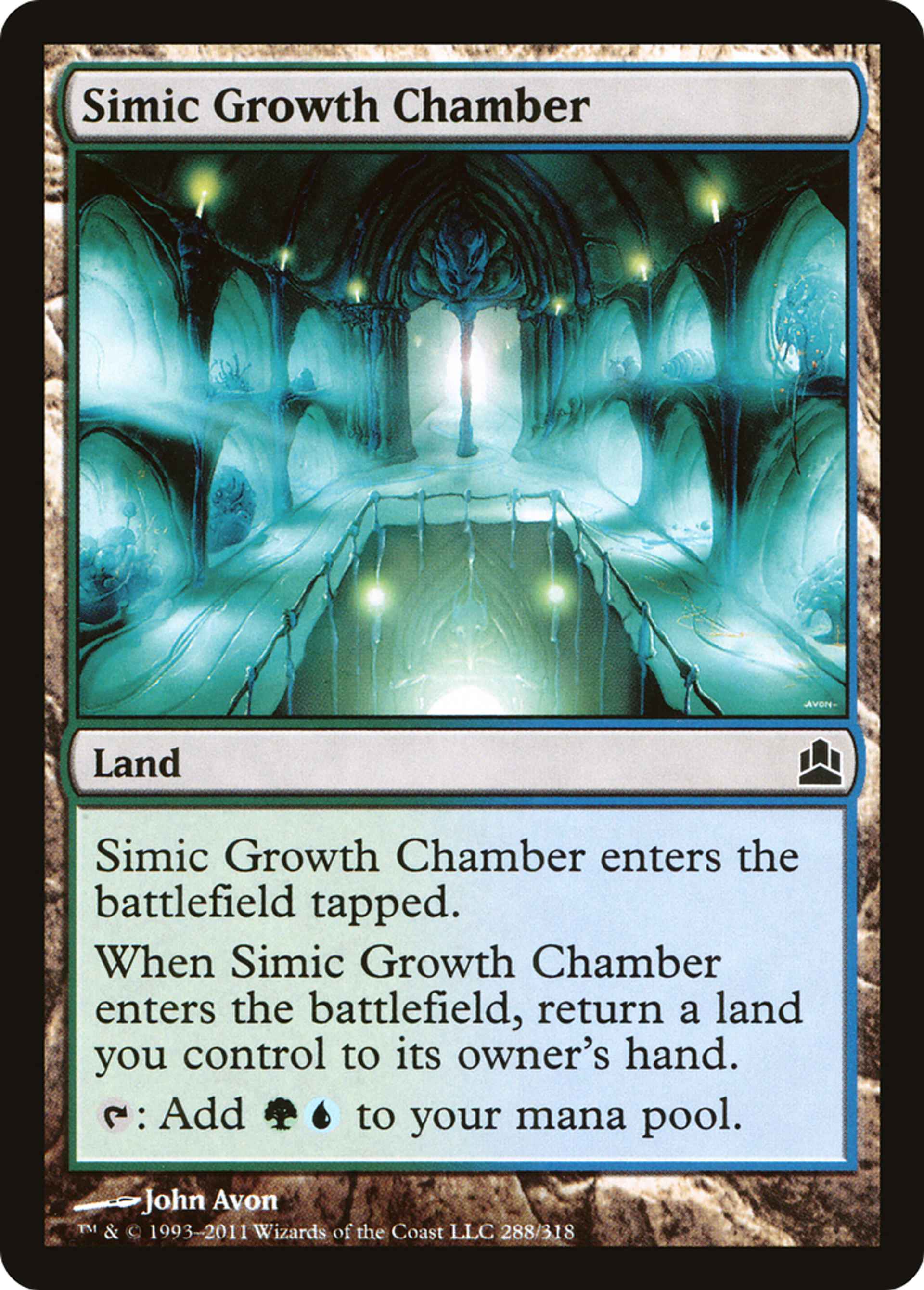 Simic Growth Chamber — Commander 2011 — Magic: The Gathering