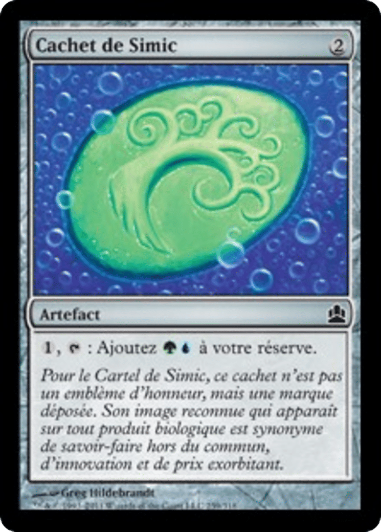 Cachet de Simic — Commander 2011 — Magic: The Gathering