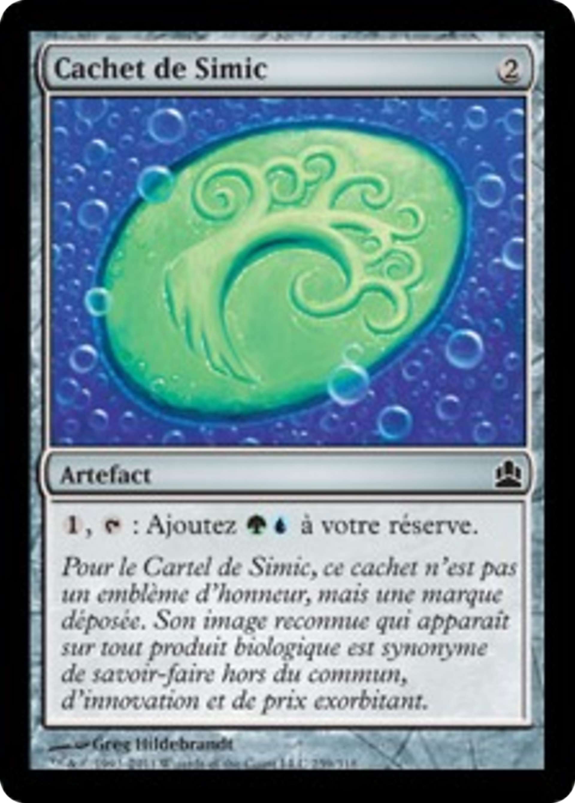 Cachet de Simic — Commander 2011 — Magic: The Gathering