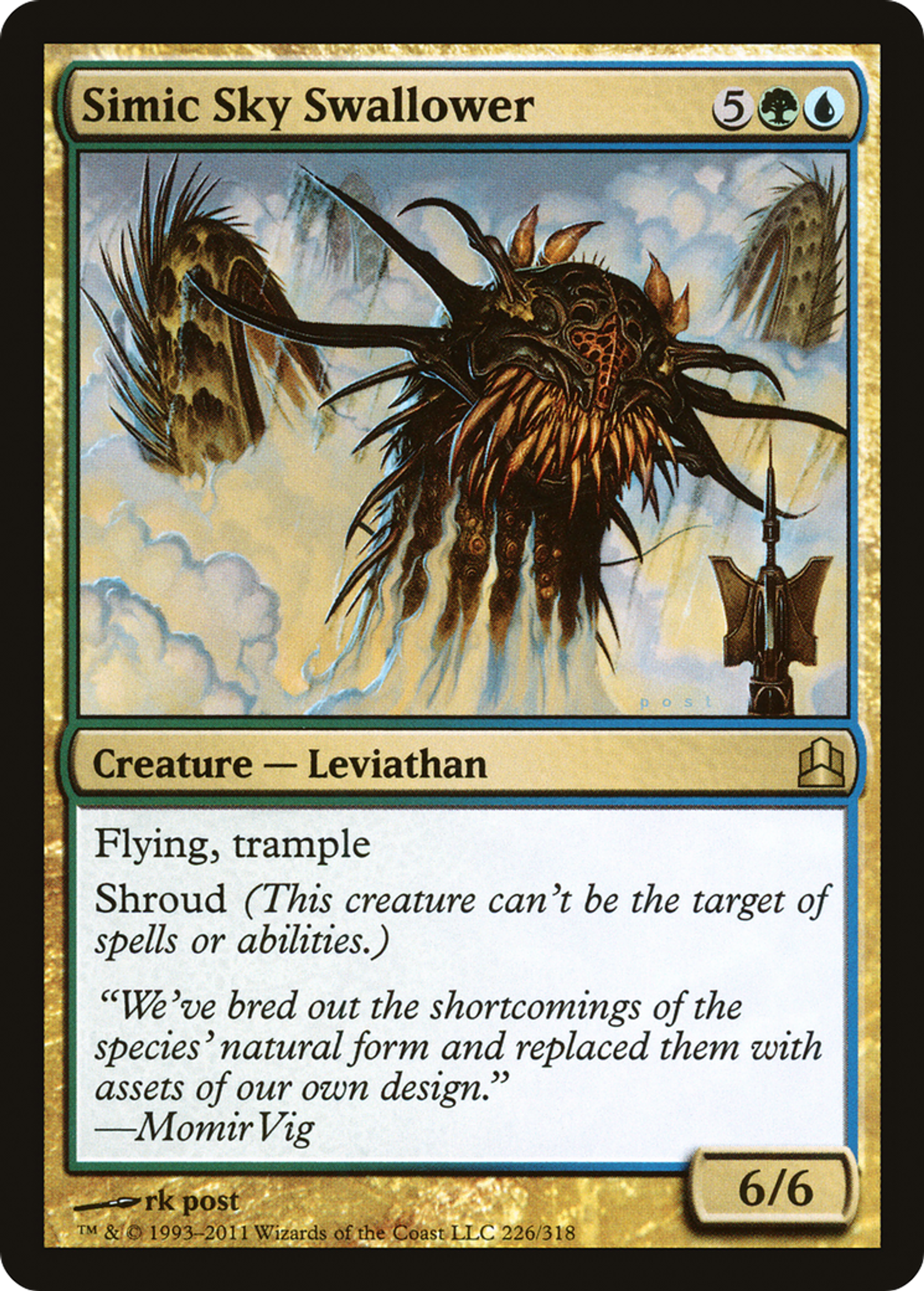 Simic Sky Swallower — Commander 2011 — Magic: The Gathering