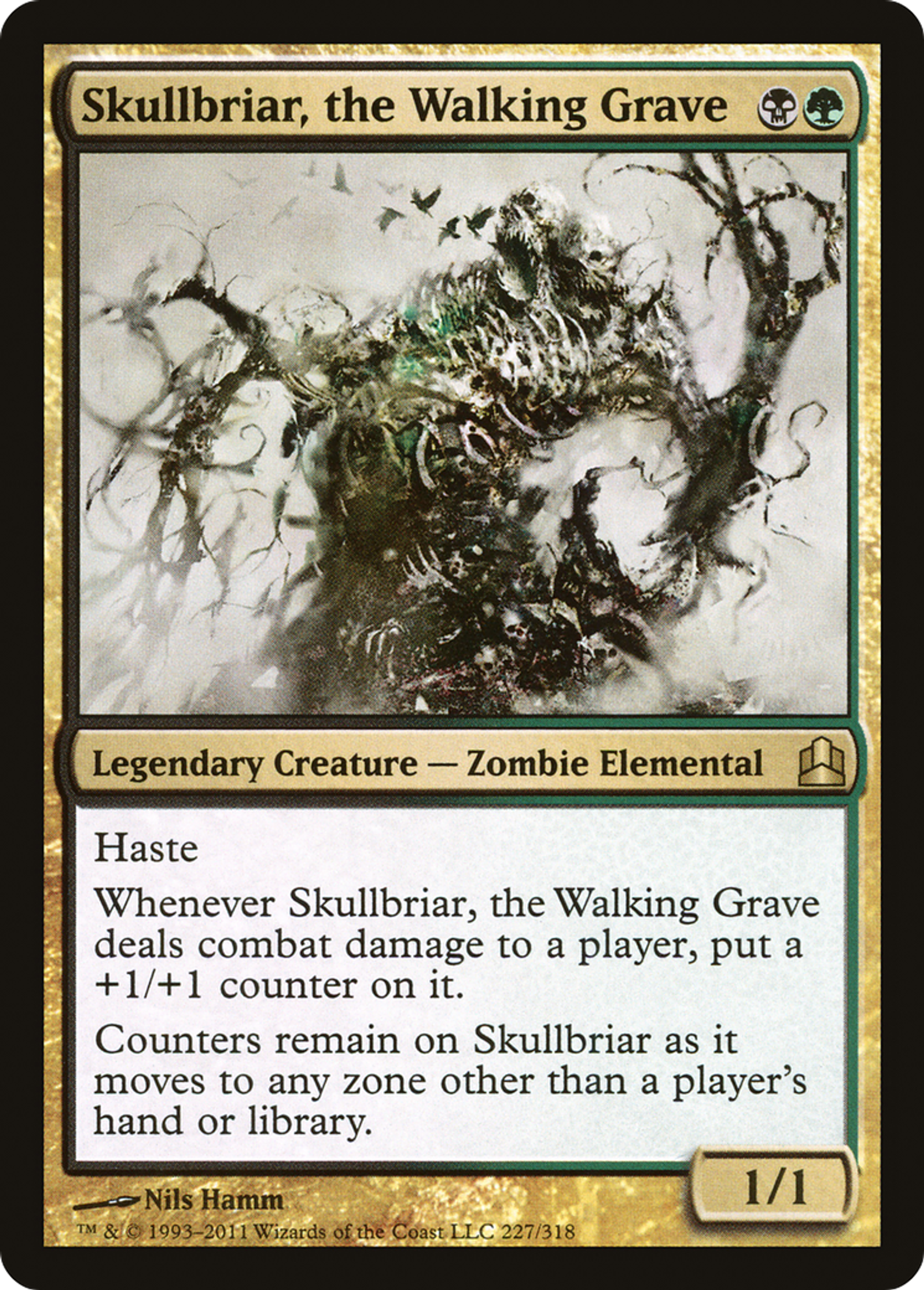Skullbriar, the Walking Grave — Commander 2011 — Magic: The Gathering