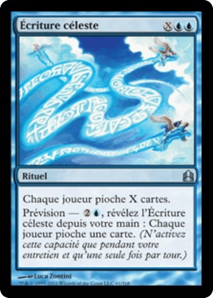 Écriture céleste — Commander 2011 — Magic: The Gathering
