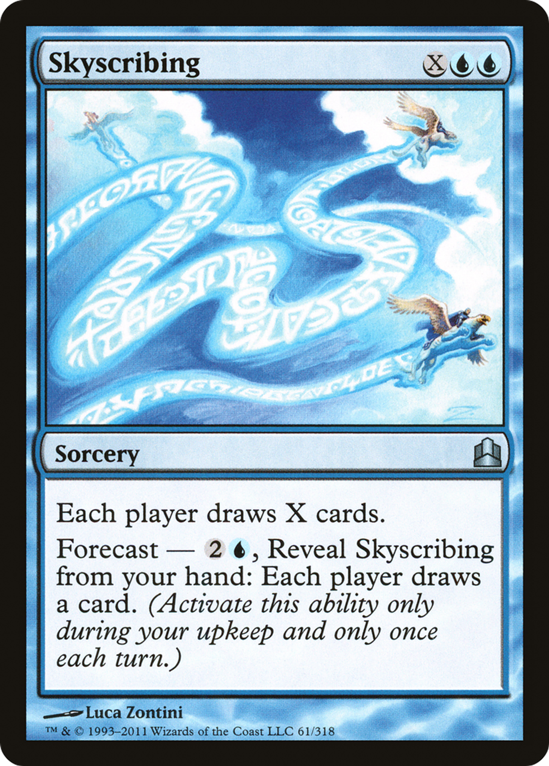 Skyscribing — Commander 2011 — Magic: The Gathering