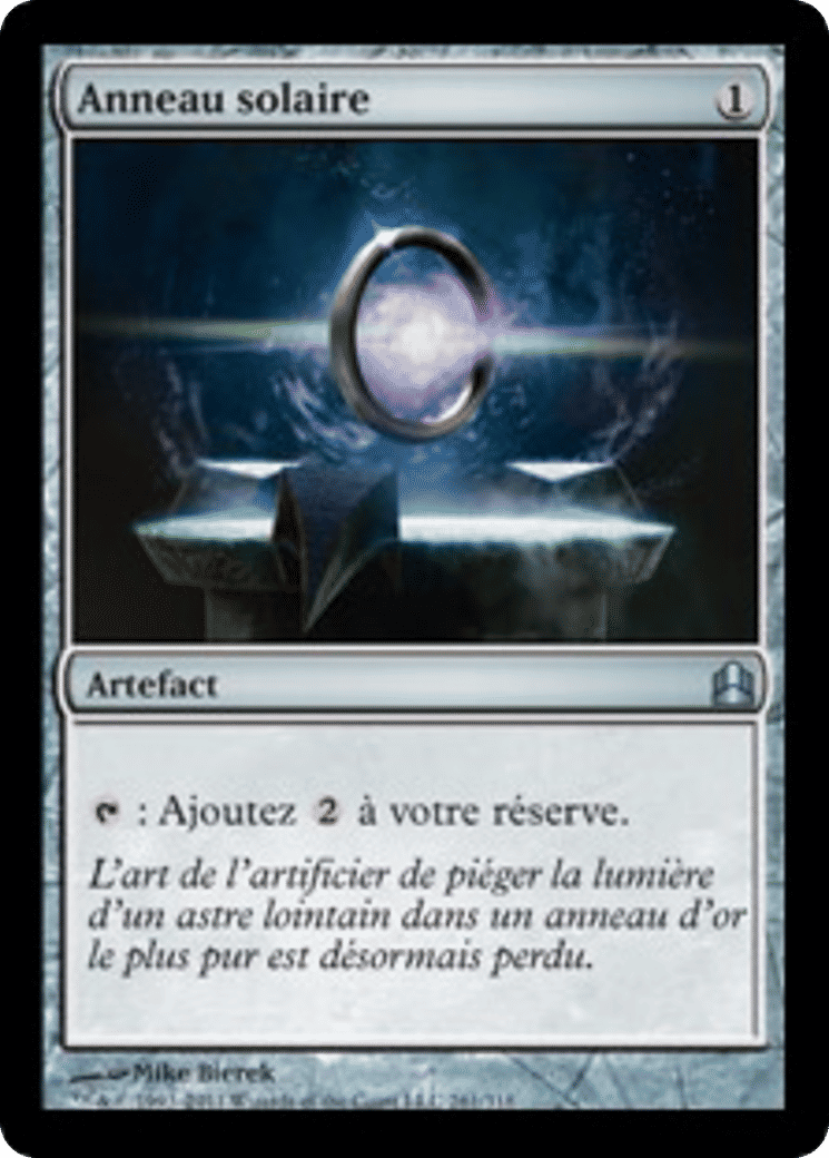 Anneau solaire — Commander 2011 — Magic: The Gathering
