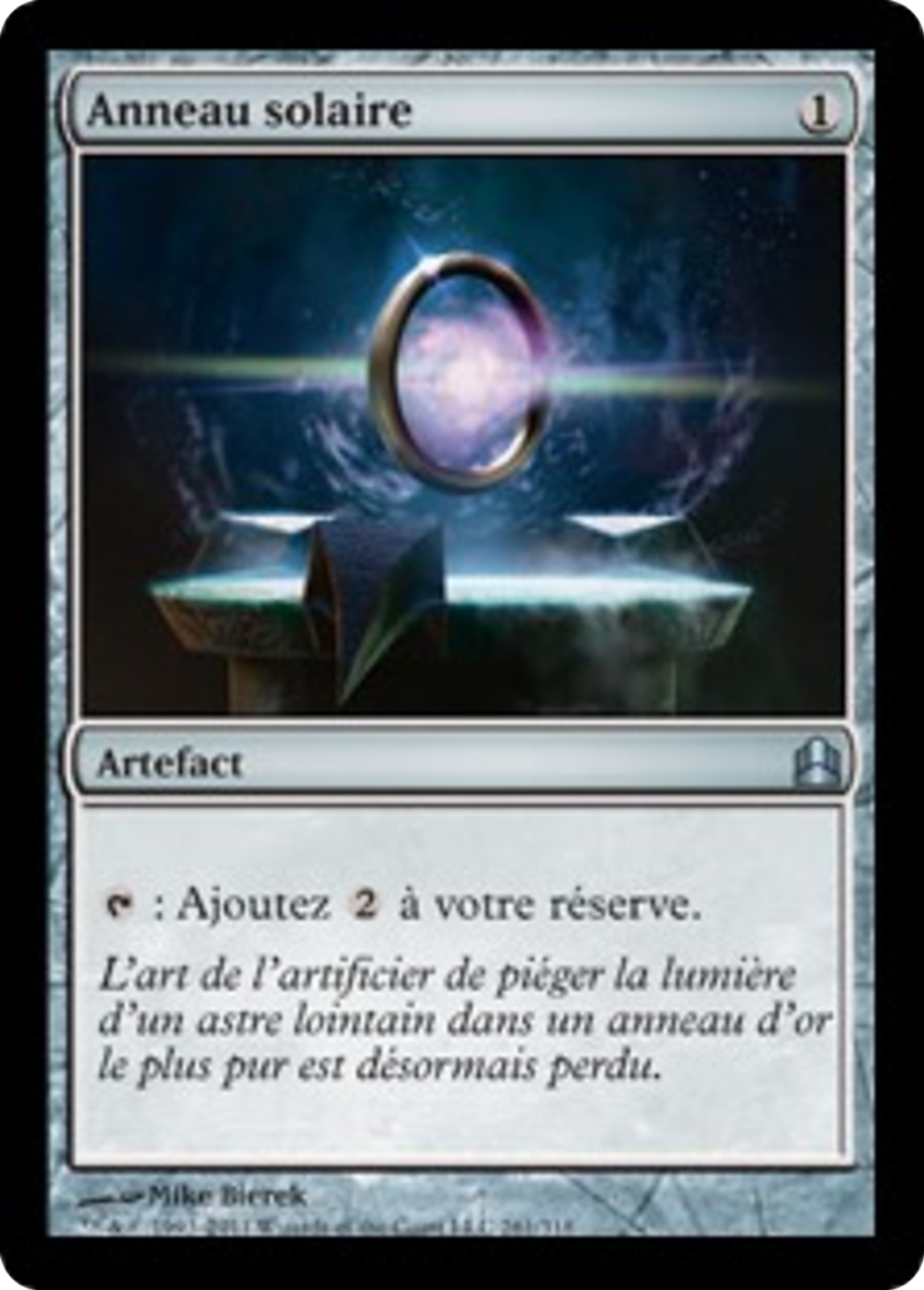 Anneau solaire — Commander 2011 — Magic: The Gathering