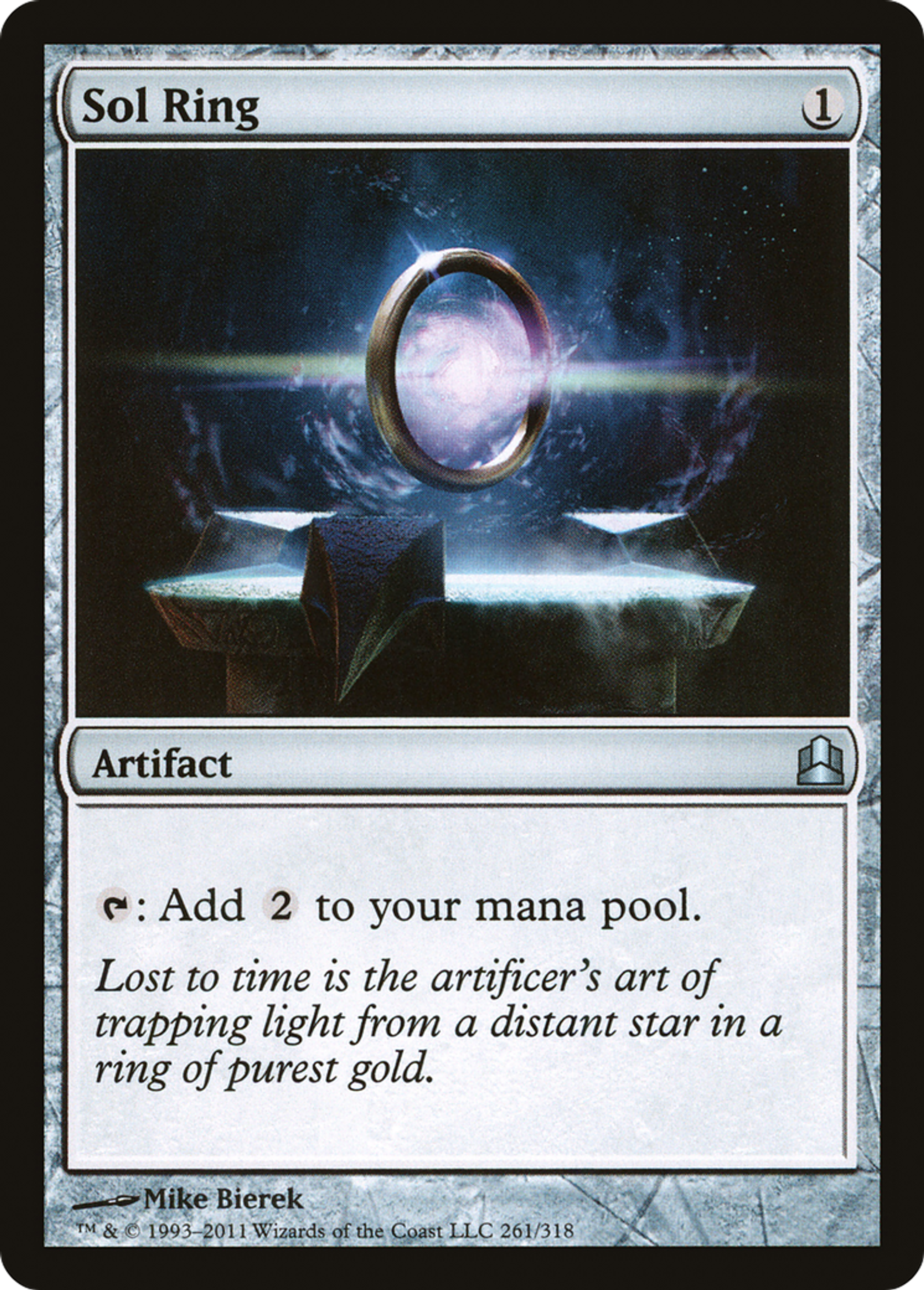 Anneau solaire — Commander 2011 — Magic: The Gathering