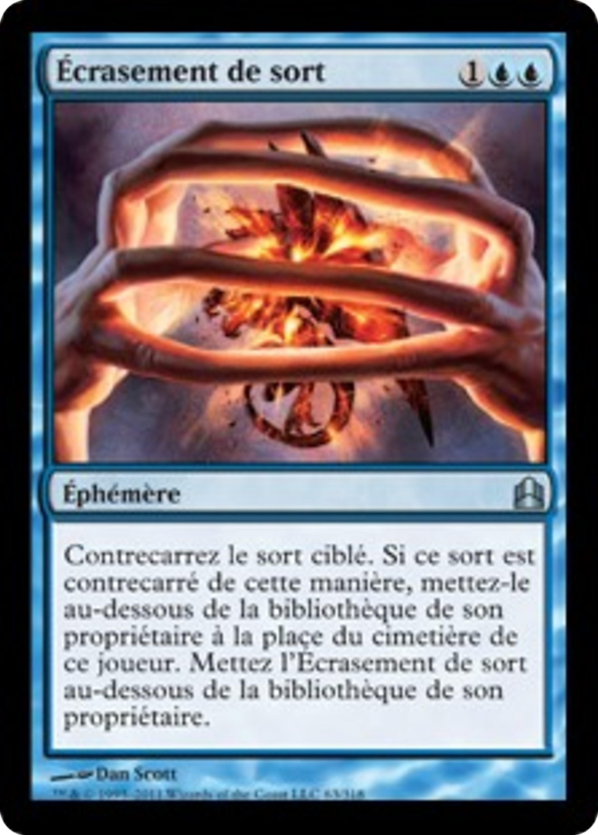 Écrasement de sort — Commander 2011 — Magic: The Gathering