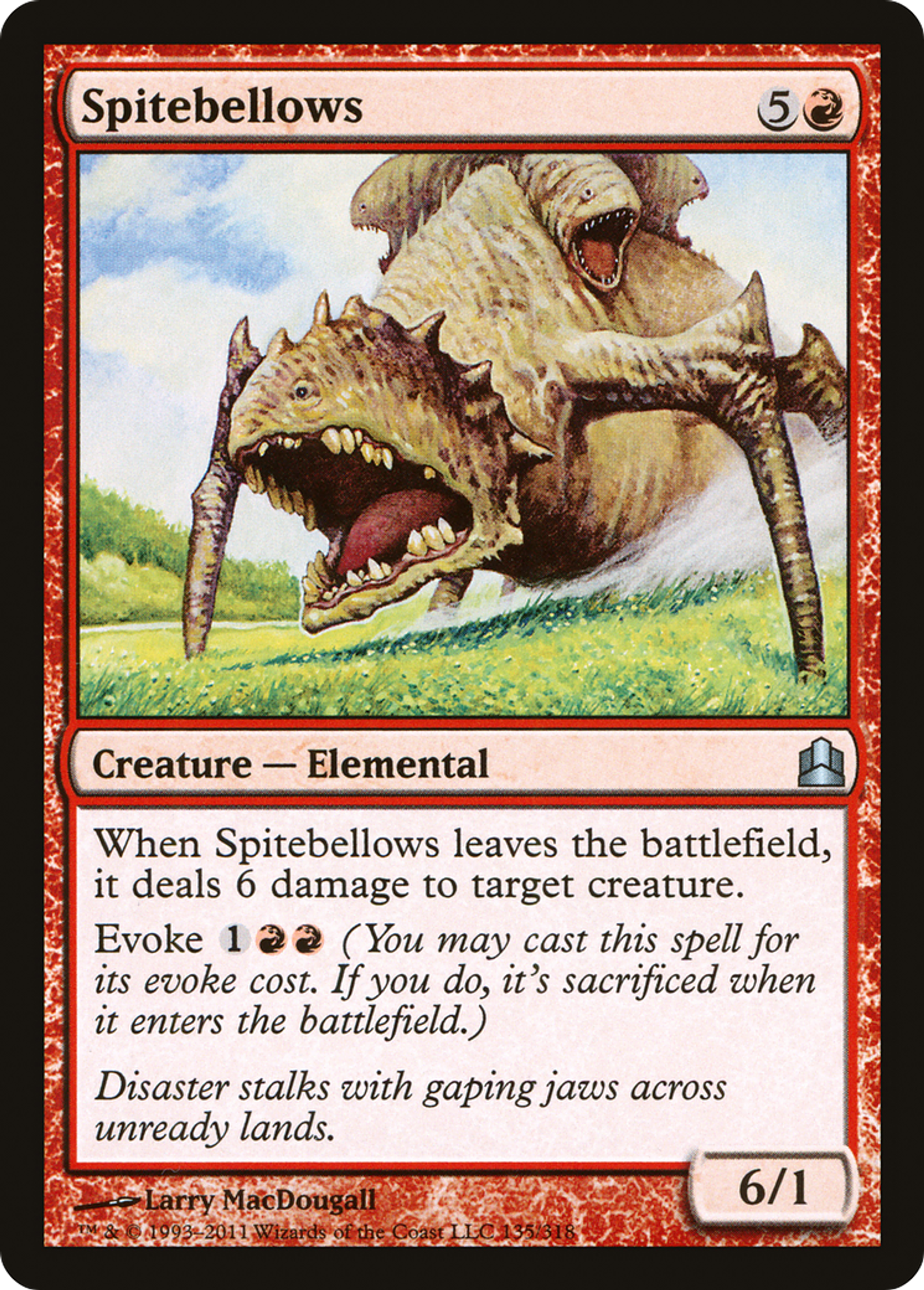 Spitebellows — Commander 2011 — Magic: The Gathering
