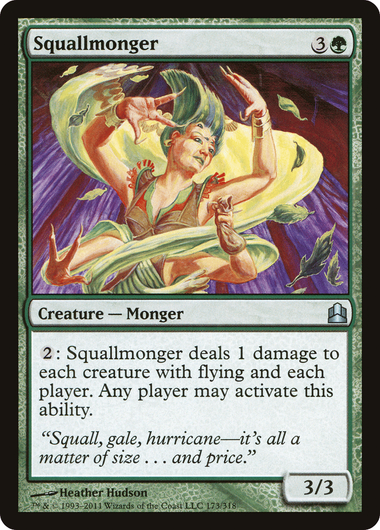 Squallmonger — Commander 2011 — Magic: The Gathering