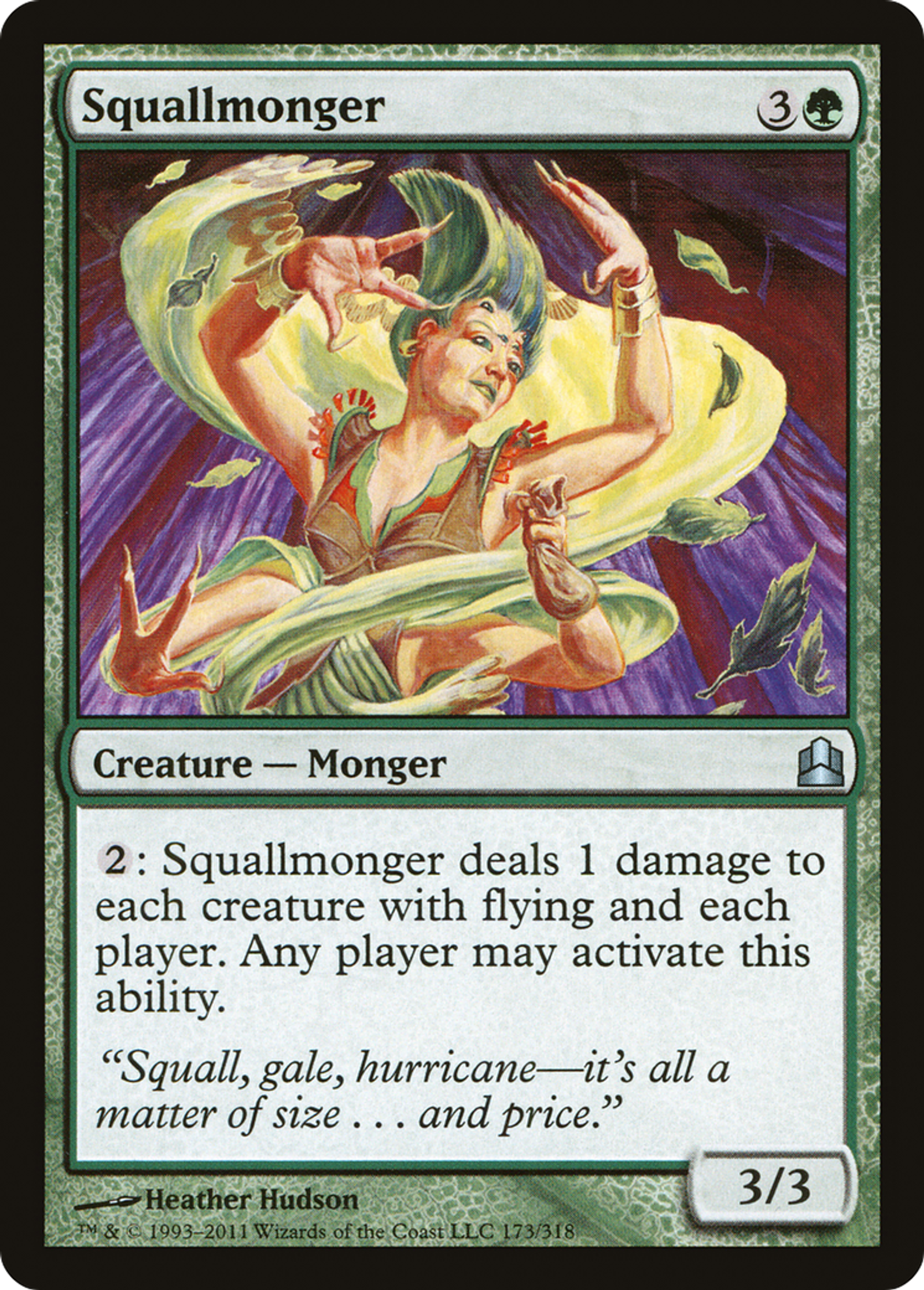 Squallmonger — Commander 2011 — Magic: The Gathering