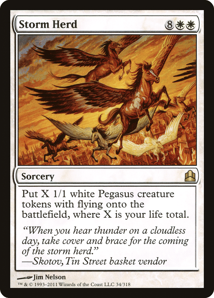 Storm Herd — Commander 2011 — Magic: The Gathering