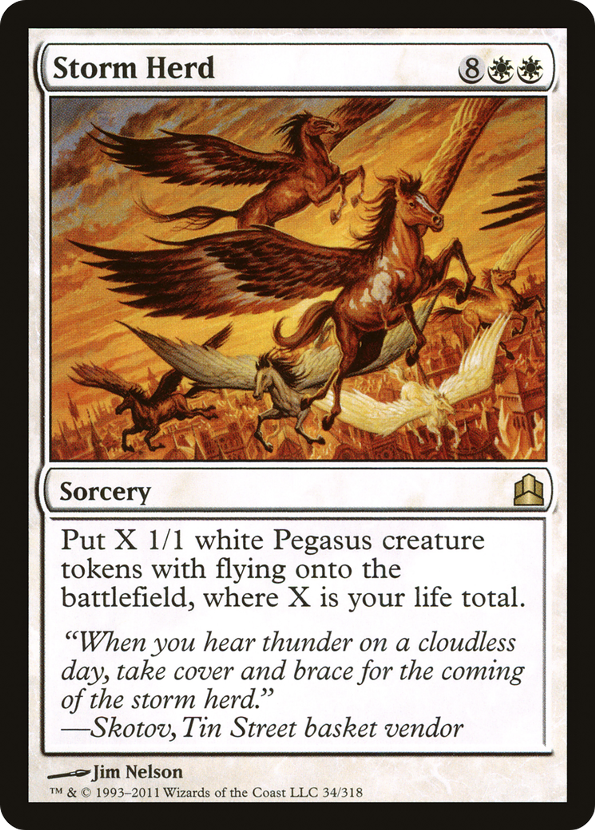 Troupeau des tempêtes — Commander 2011 — Magic: The Gathering