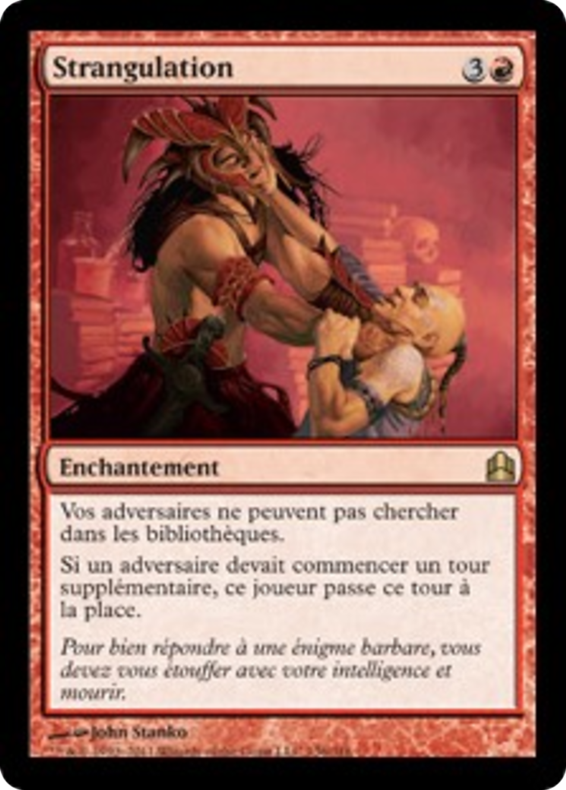 Strangulation — Commander 2011 — Magic: The Gathering