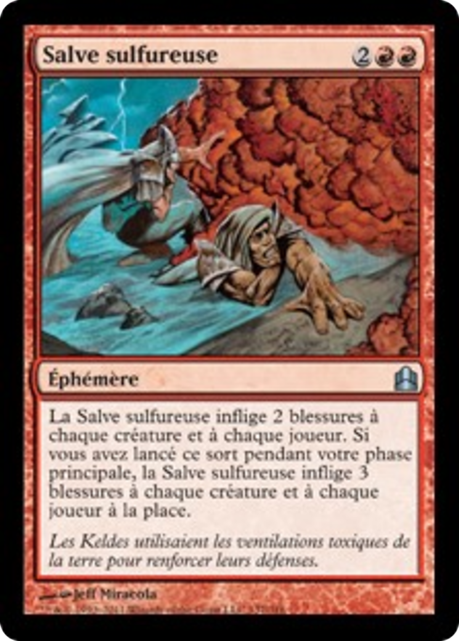 Salve sulfureuse — Commander 2011 — Magic: The Gathering