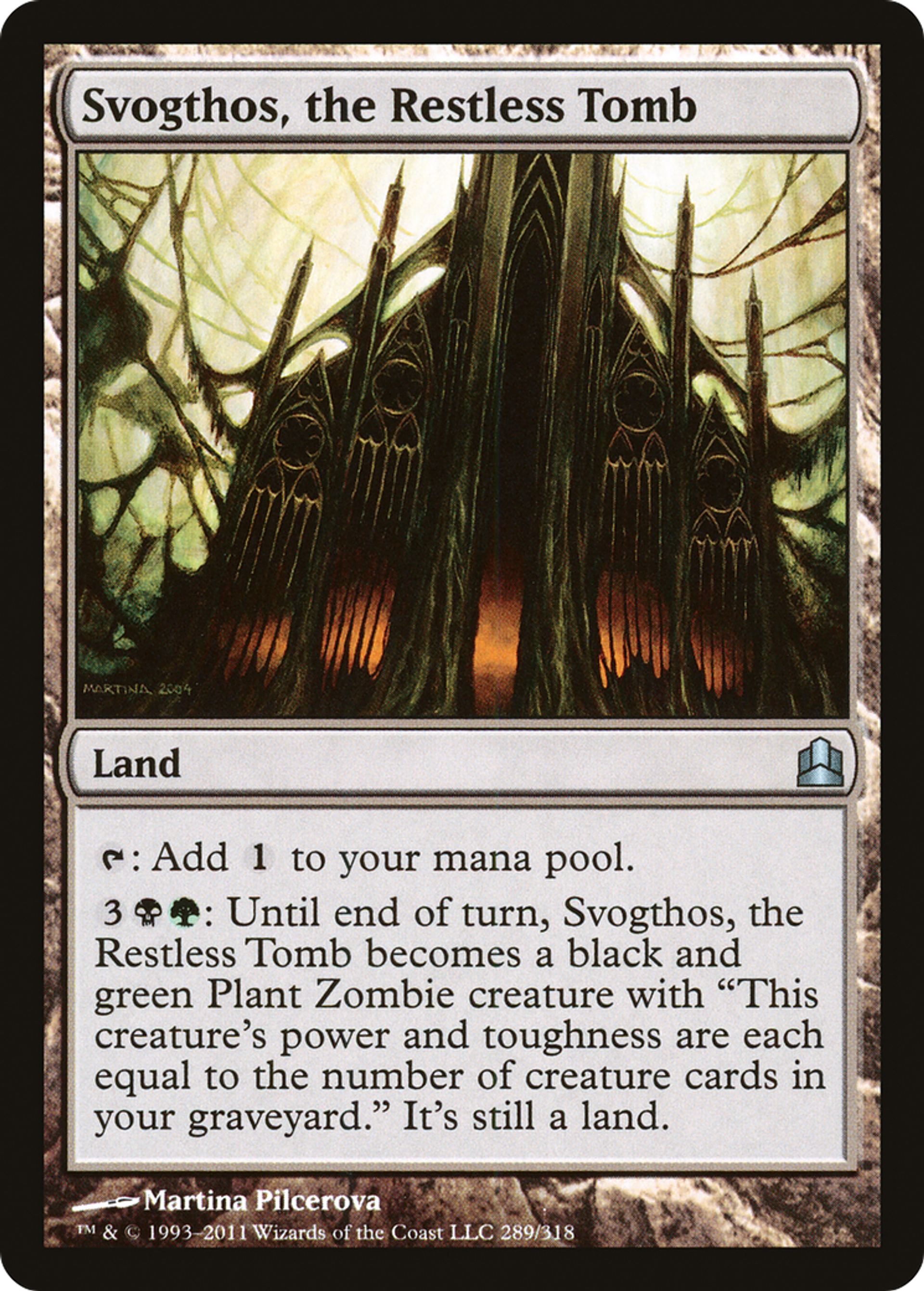 Svogthos, the Restless Tomb — Commander 2011 — Magic: The Gathering