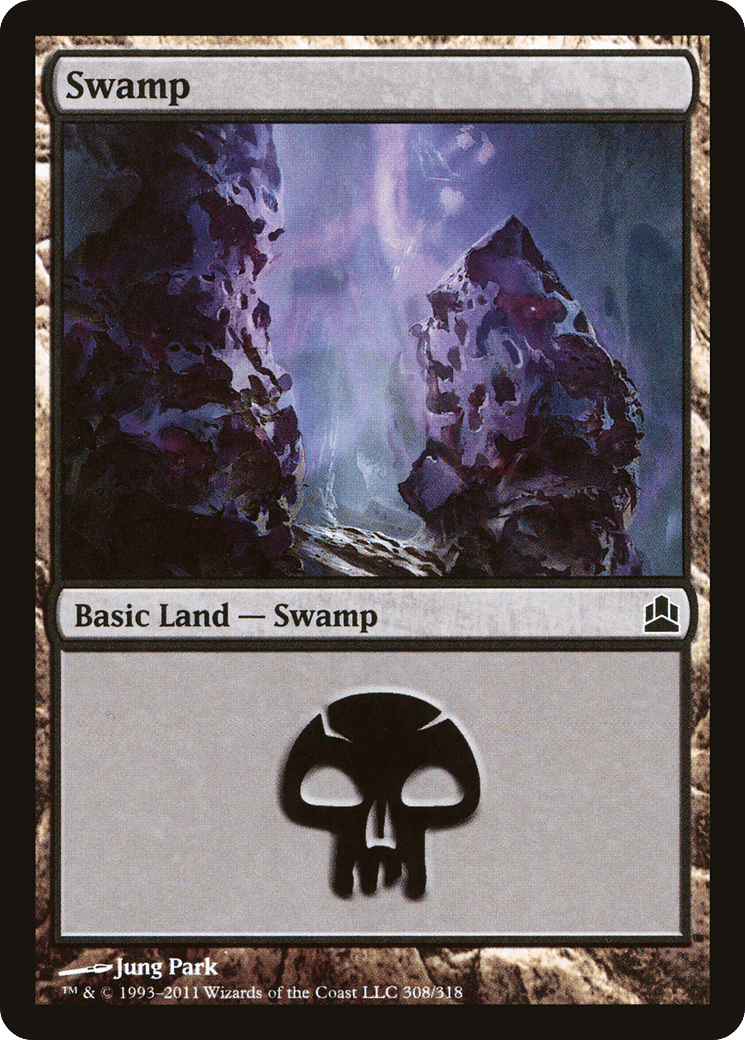 Swamp — Commander 2011 — Magic: The Gathering