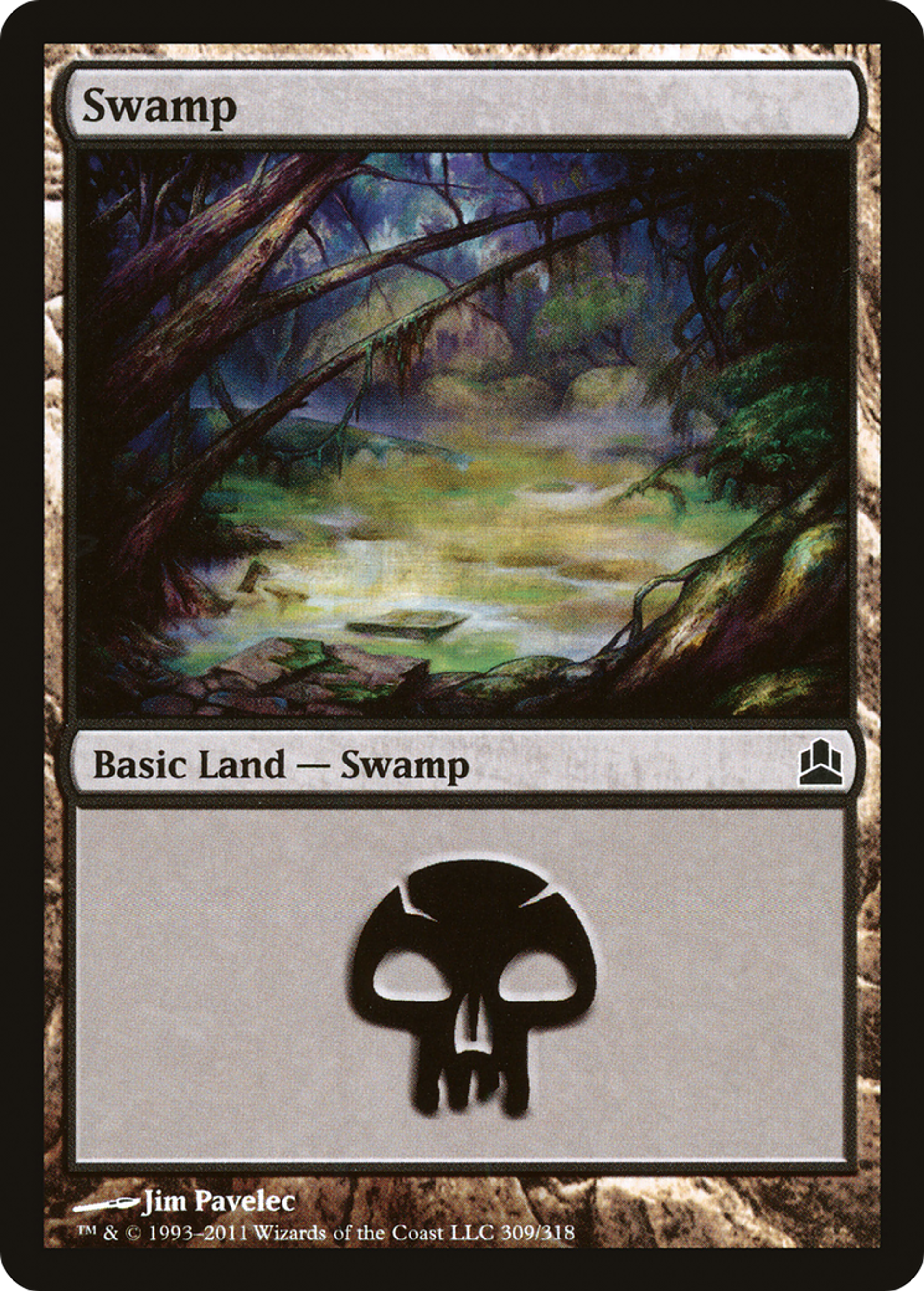 Swamp — Commander 2011 — Magic: The Gathering