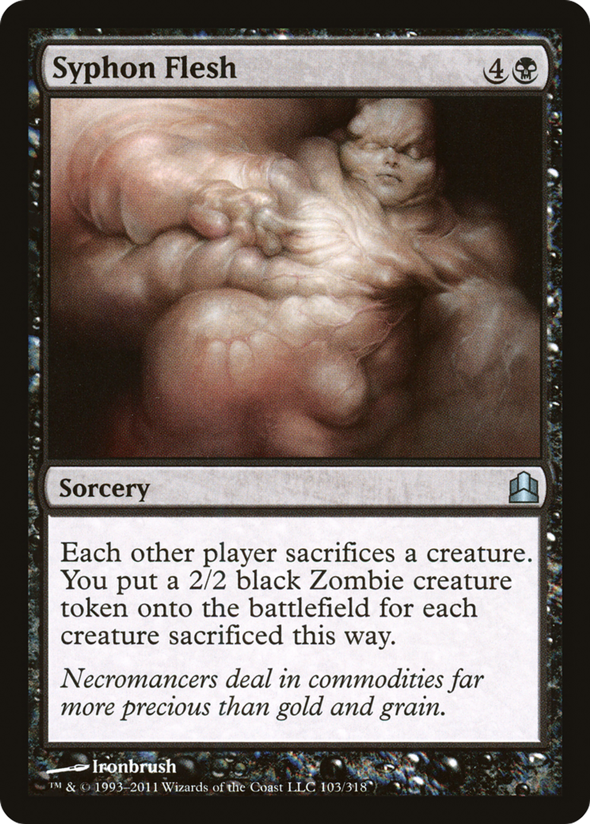 Siphonner la chair — Commander 2011 — Magic: The Gathering