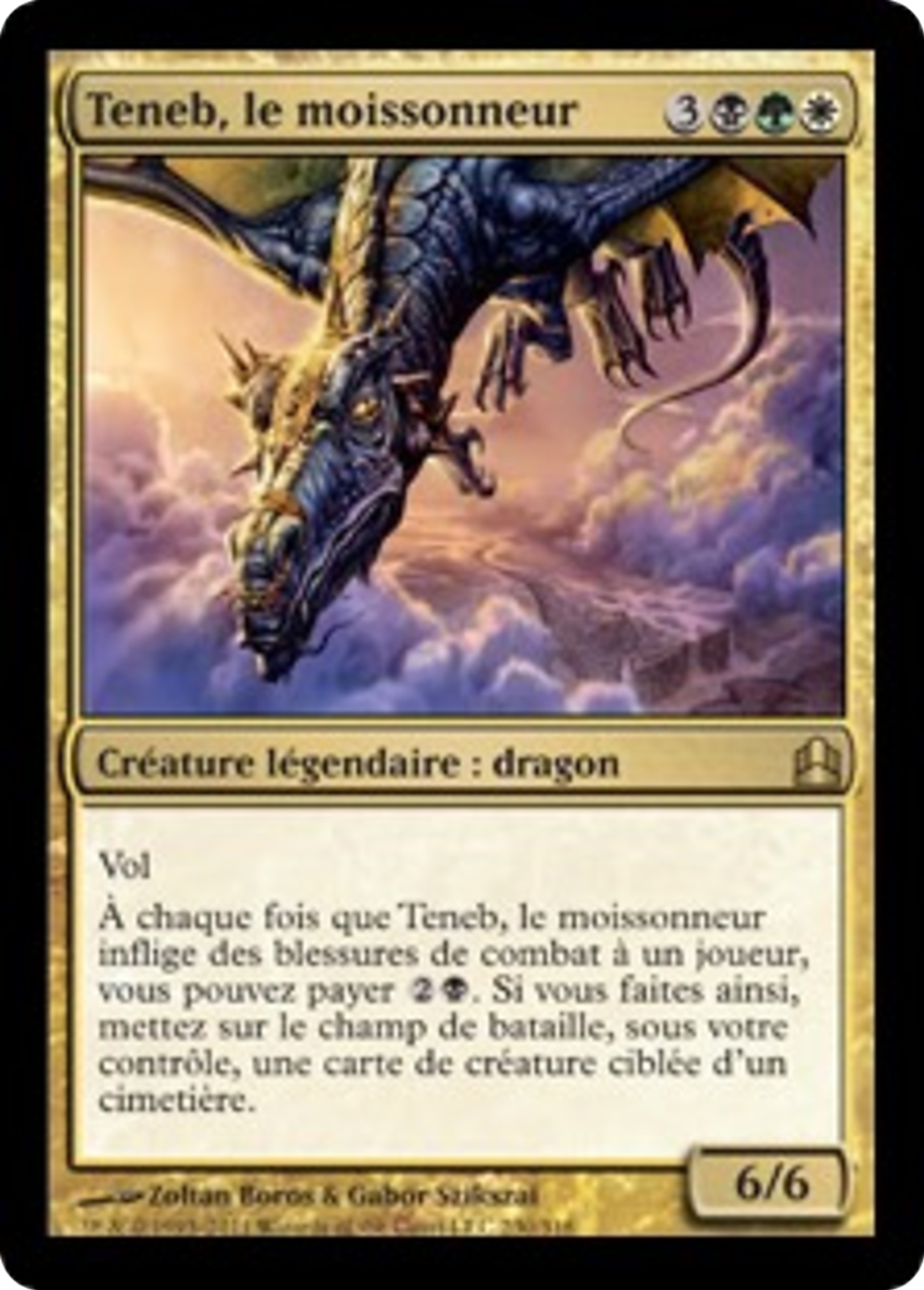 Teneb, le moissonneur — Commander 2011 — Magic: The Gathering