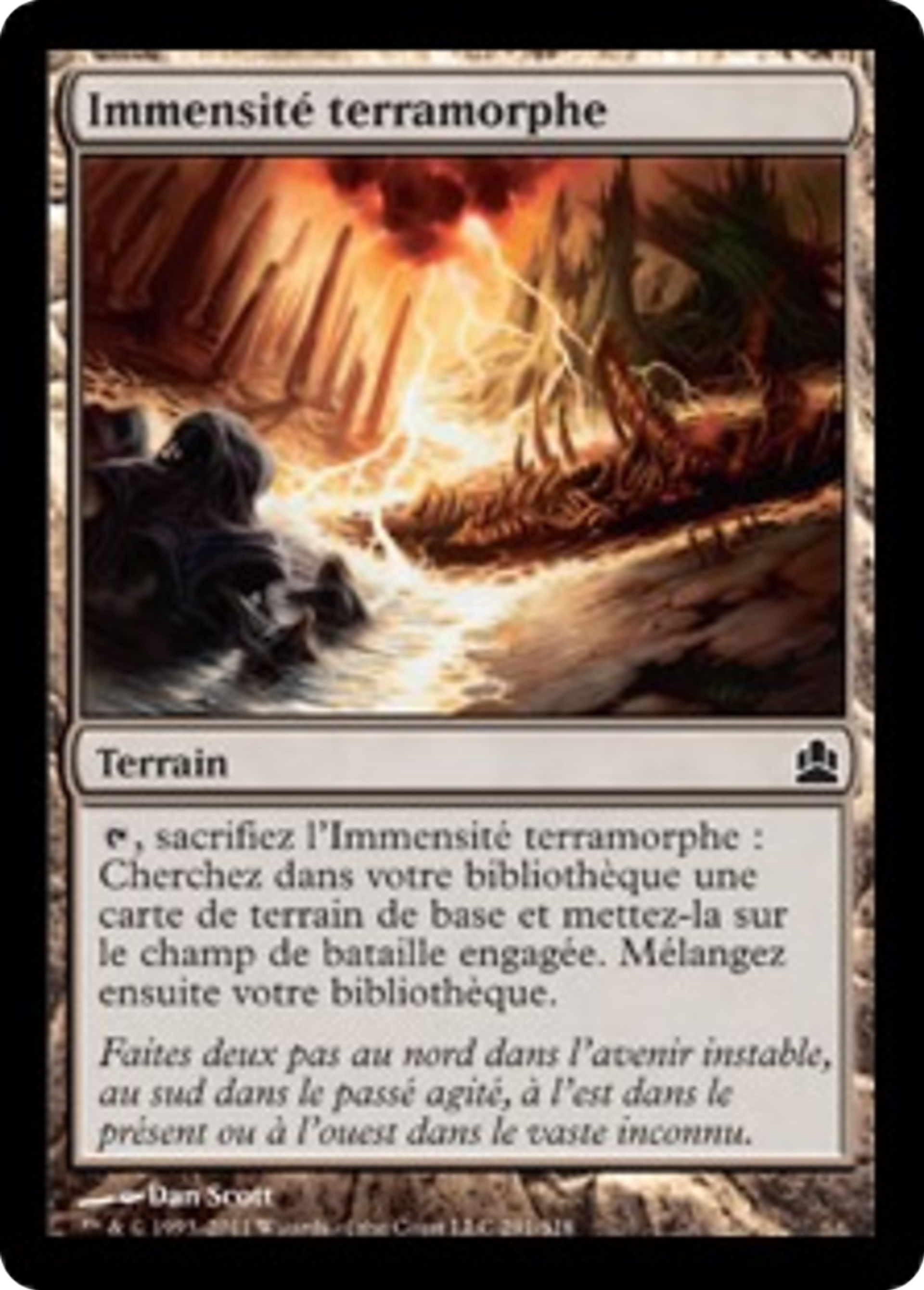 Immensité terramorphe — Commander 2011 — Magic: The Gathering