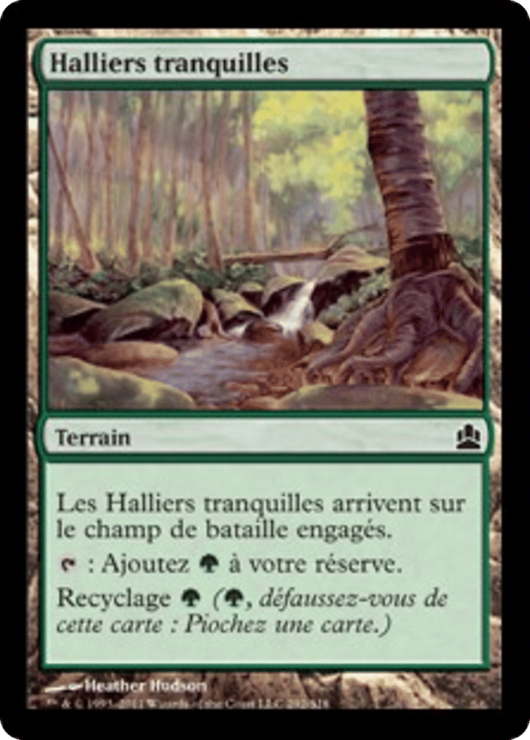 Halliers tranquilles — Commander 2011 — Magic: The Gathering