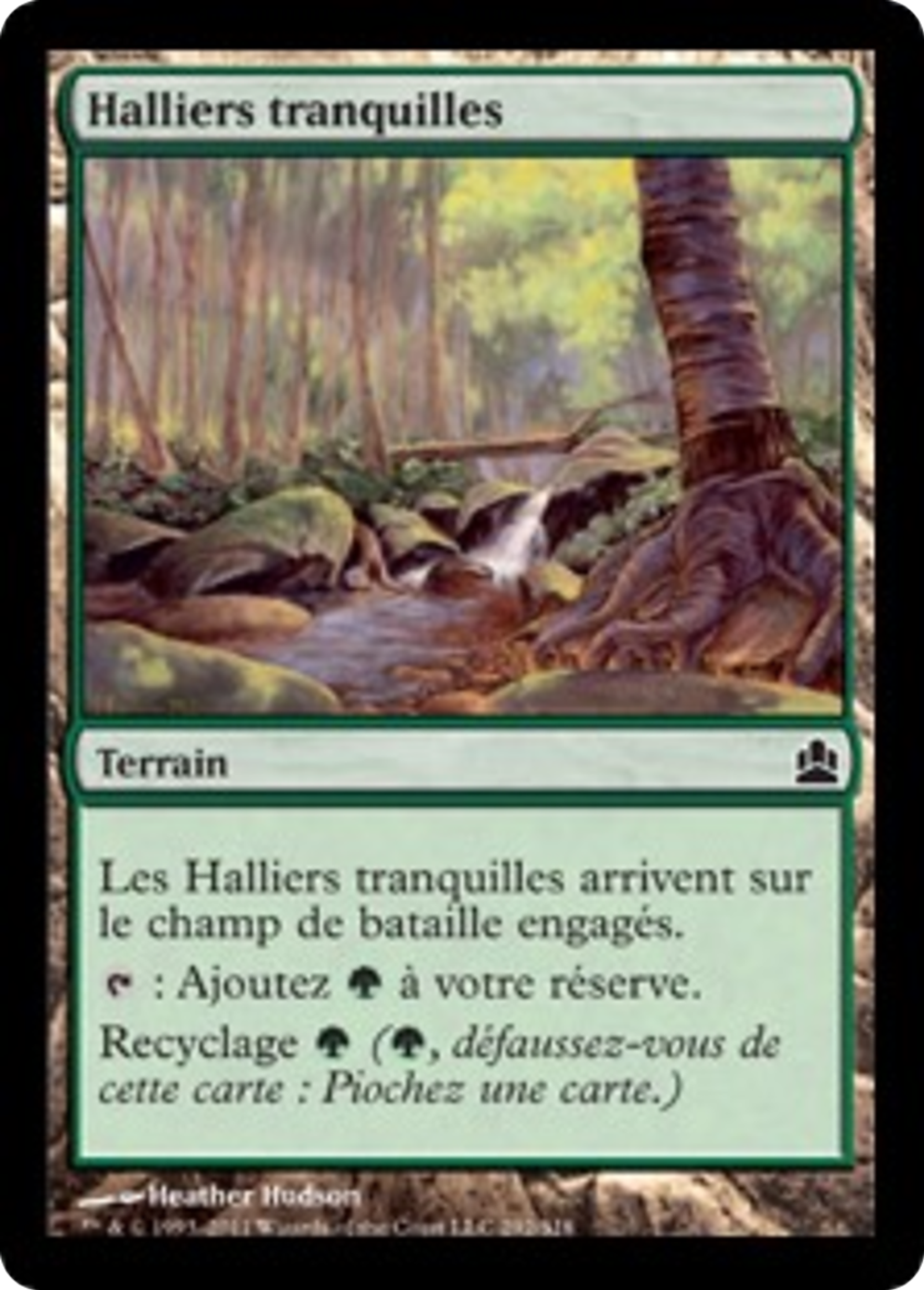 Halliers tranquilles — Commander 2011 — Magic: The Gathering