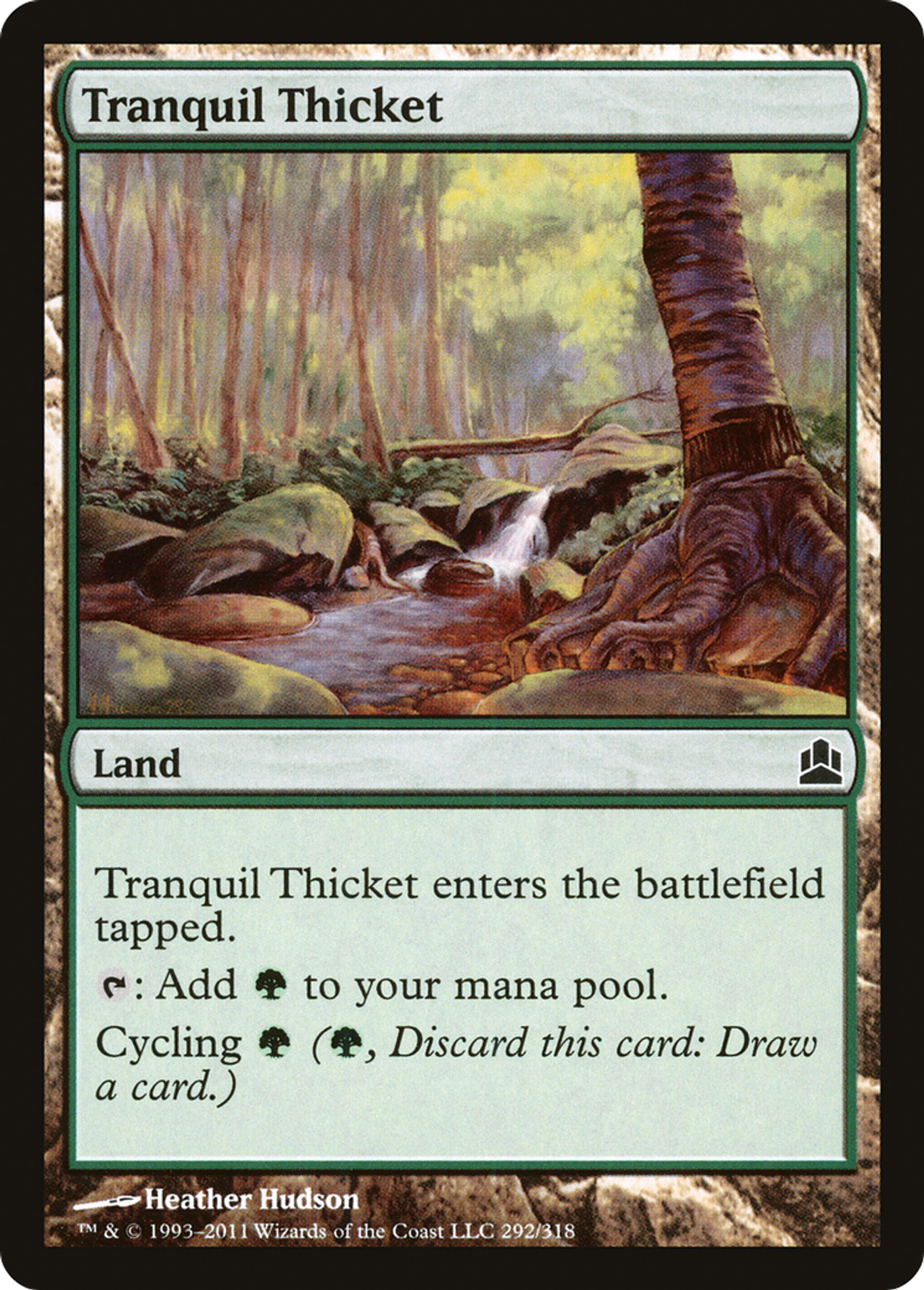 Tranquil Thicket — Commander 2011 — Magic: The Gathering