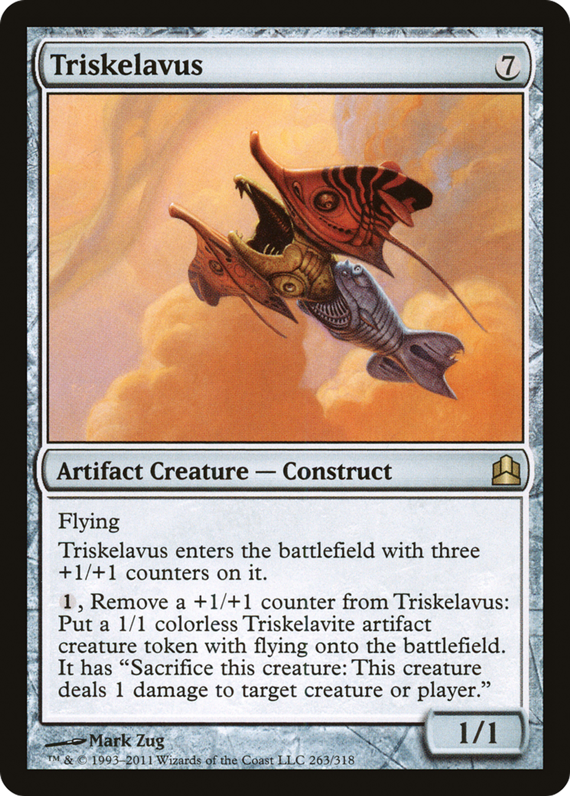 Triskelavus — Commander 2011 — Magic: The Gathering