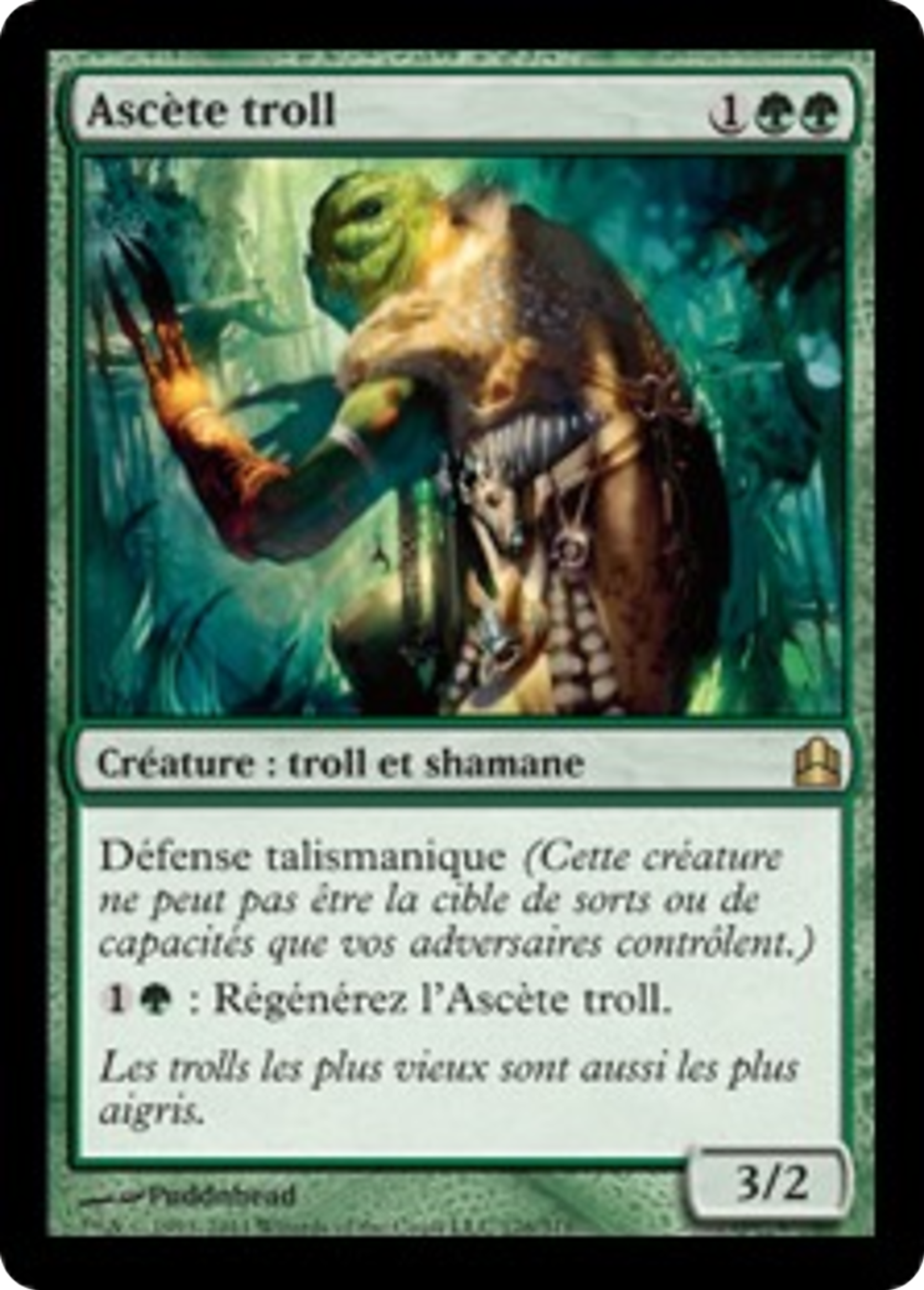 Ascète troll — Commander 2011 — Magic: The Gathering