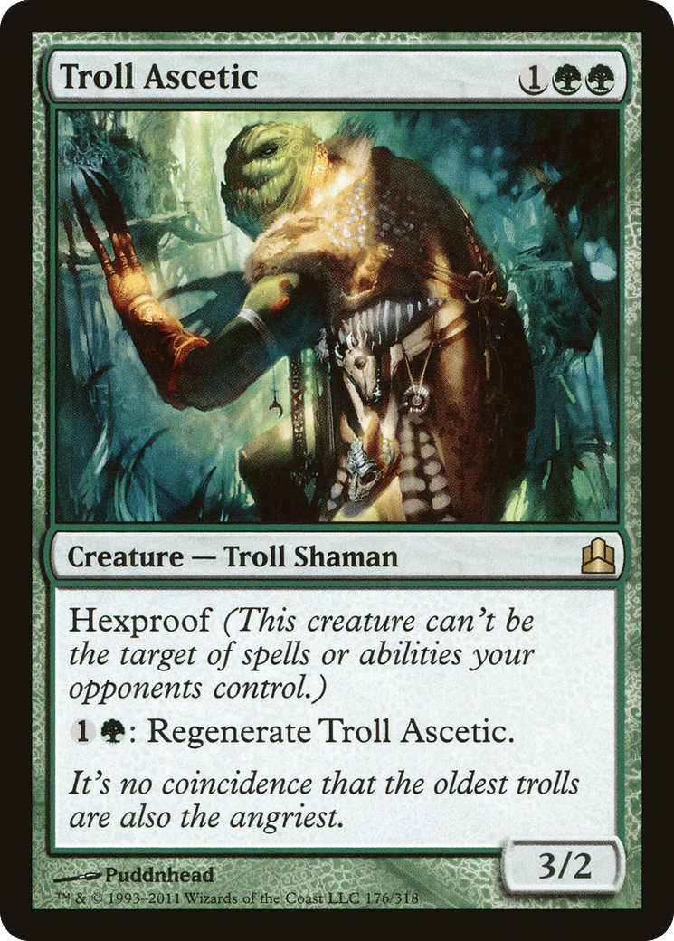 Troll Ascetic — Commander 2011 — Magic: The Gathering