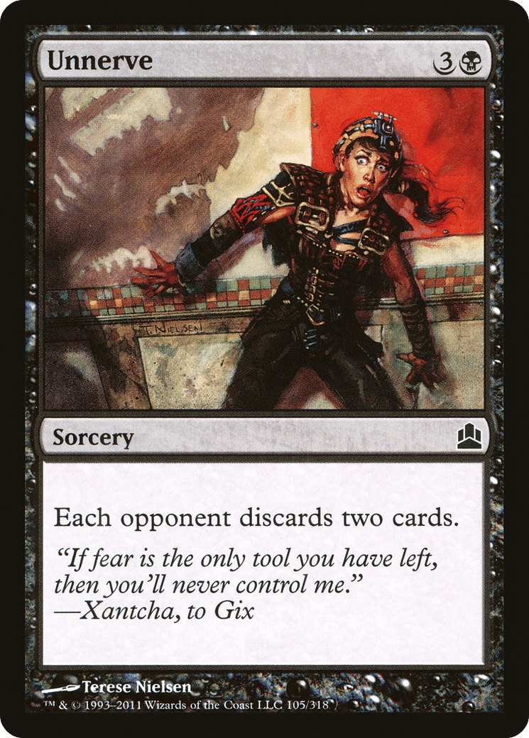 Unnerve — Commander 2011 — Magic: The Gathering