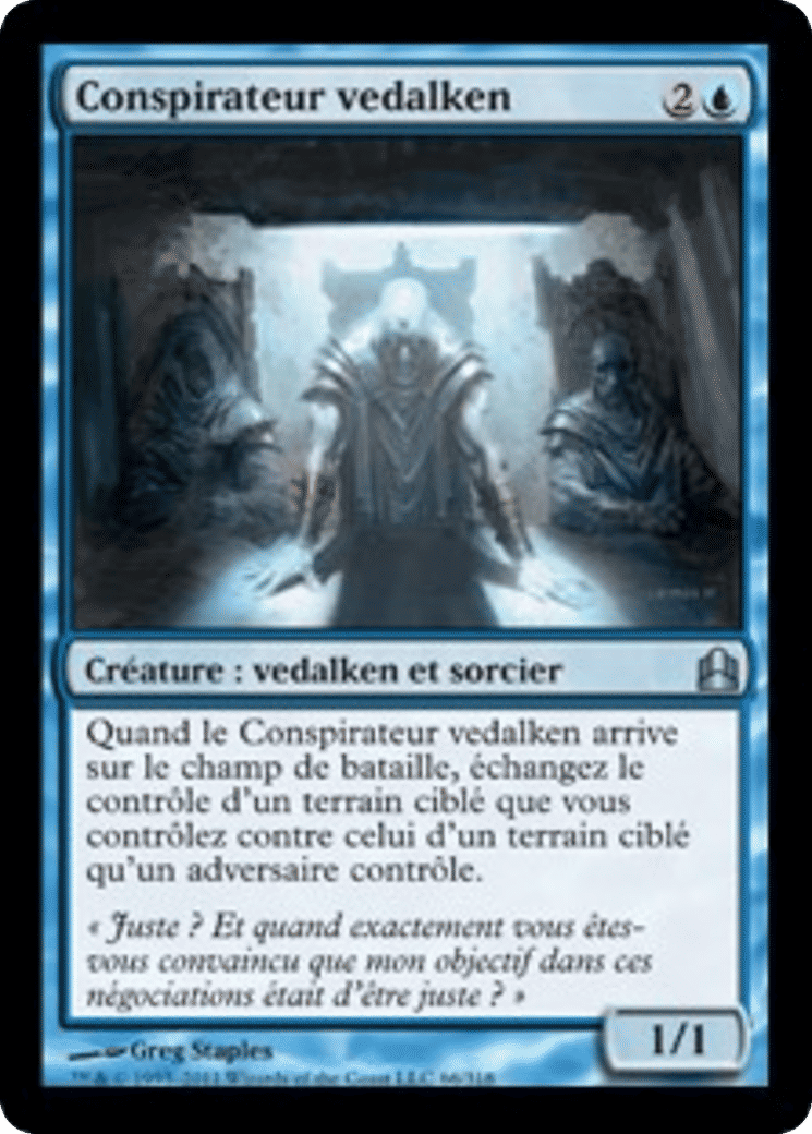 Conspirateur vedalken — Commander 2011 — Magic: The Gathering