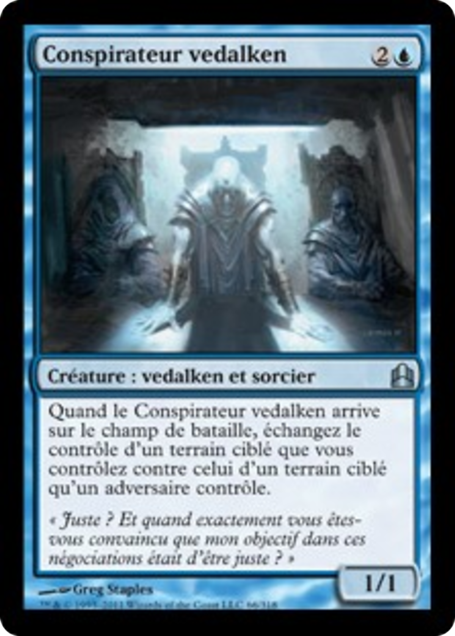 Conspirateur vedalken — Commander 2011 — Magic: The Gathering