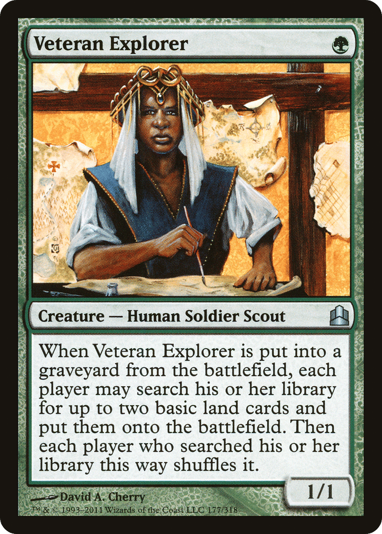 Veteran Explorer — Commander 2011 — Magic: The Gathering