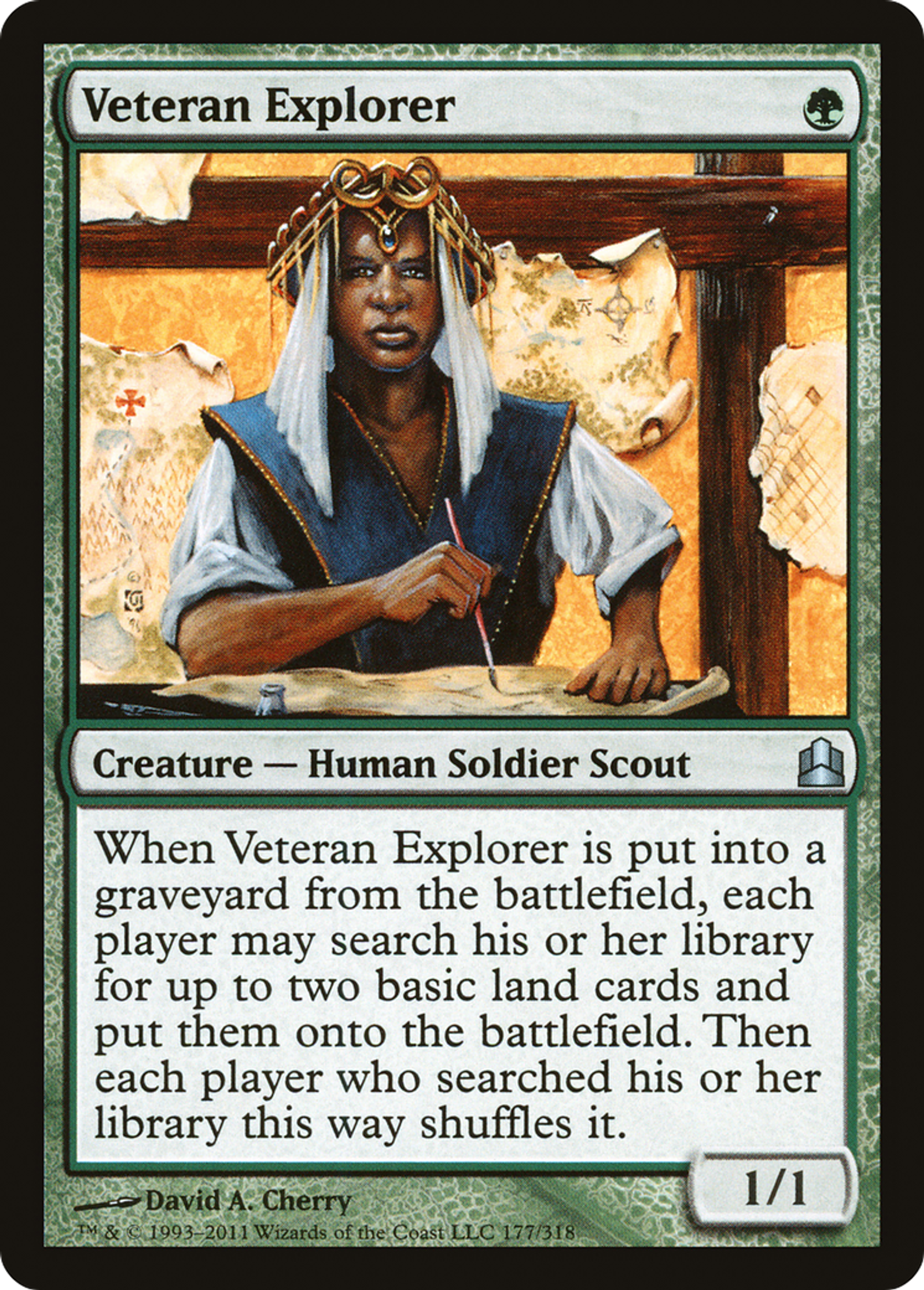 Veteran Explorer — Commander 2011 — Magic: The Gathering