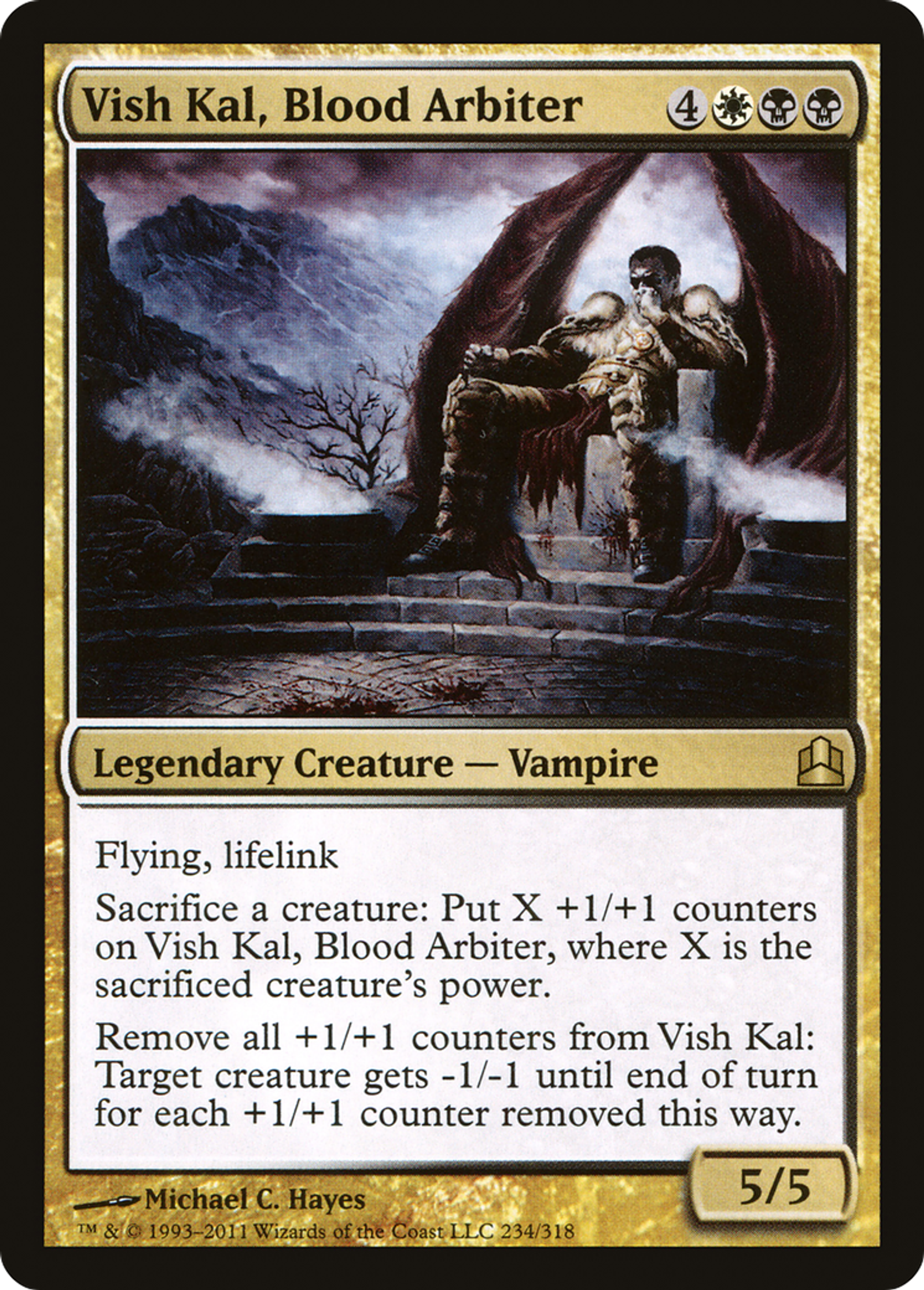 Vish Kal, Blood Arbiter — Commander 2011 — Magic: The Gathering