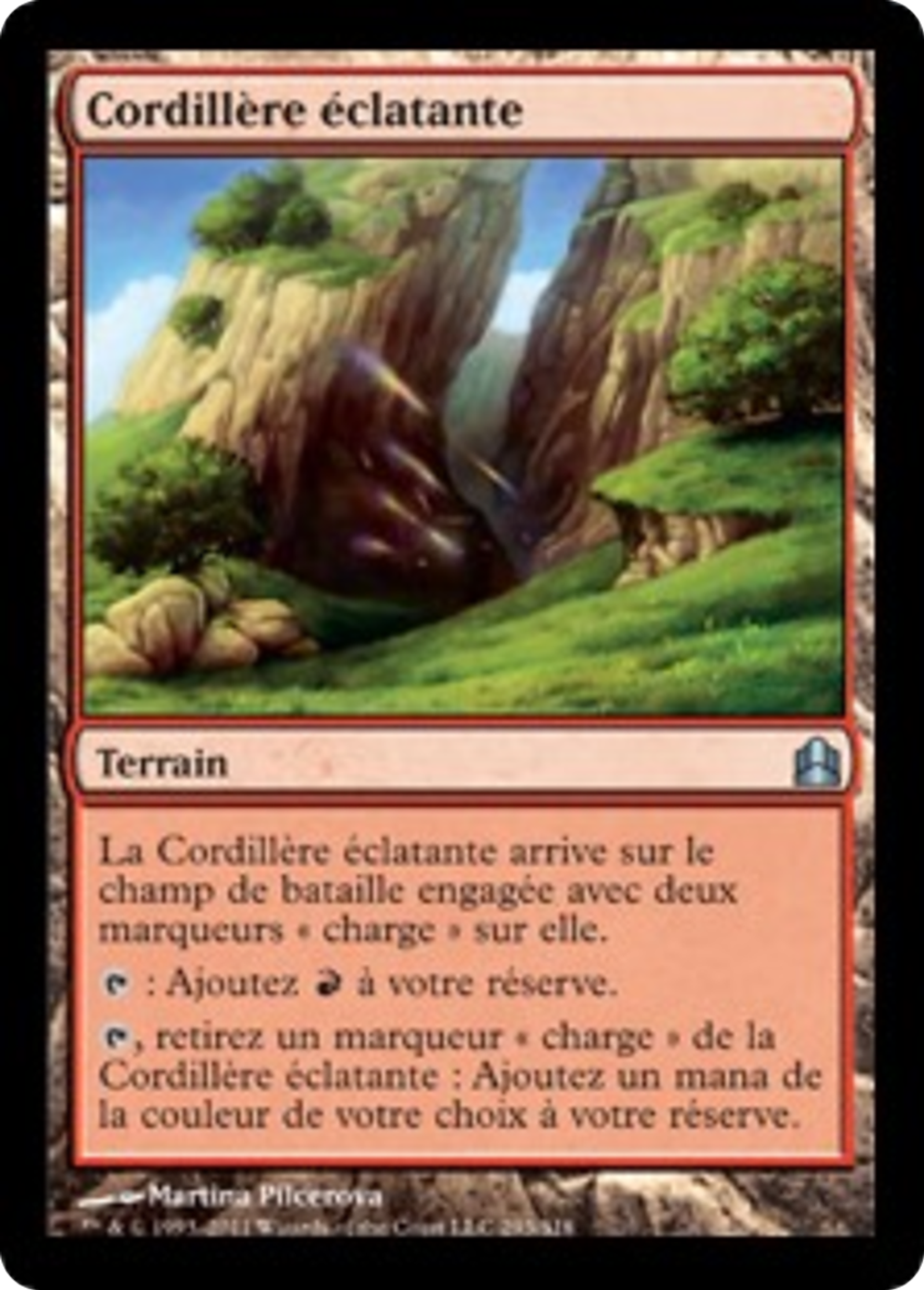 Cordillère éclatante — Commander 2011 — Magic: The Gathering