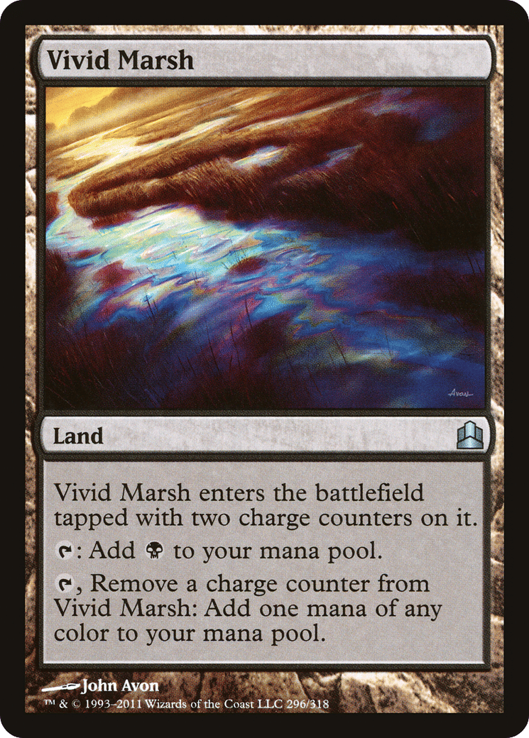 Vivid Marsh — Commander 2011 — Magic: The Gathering