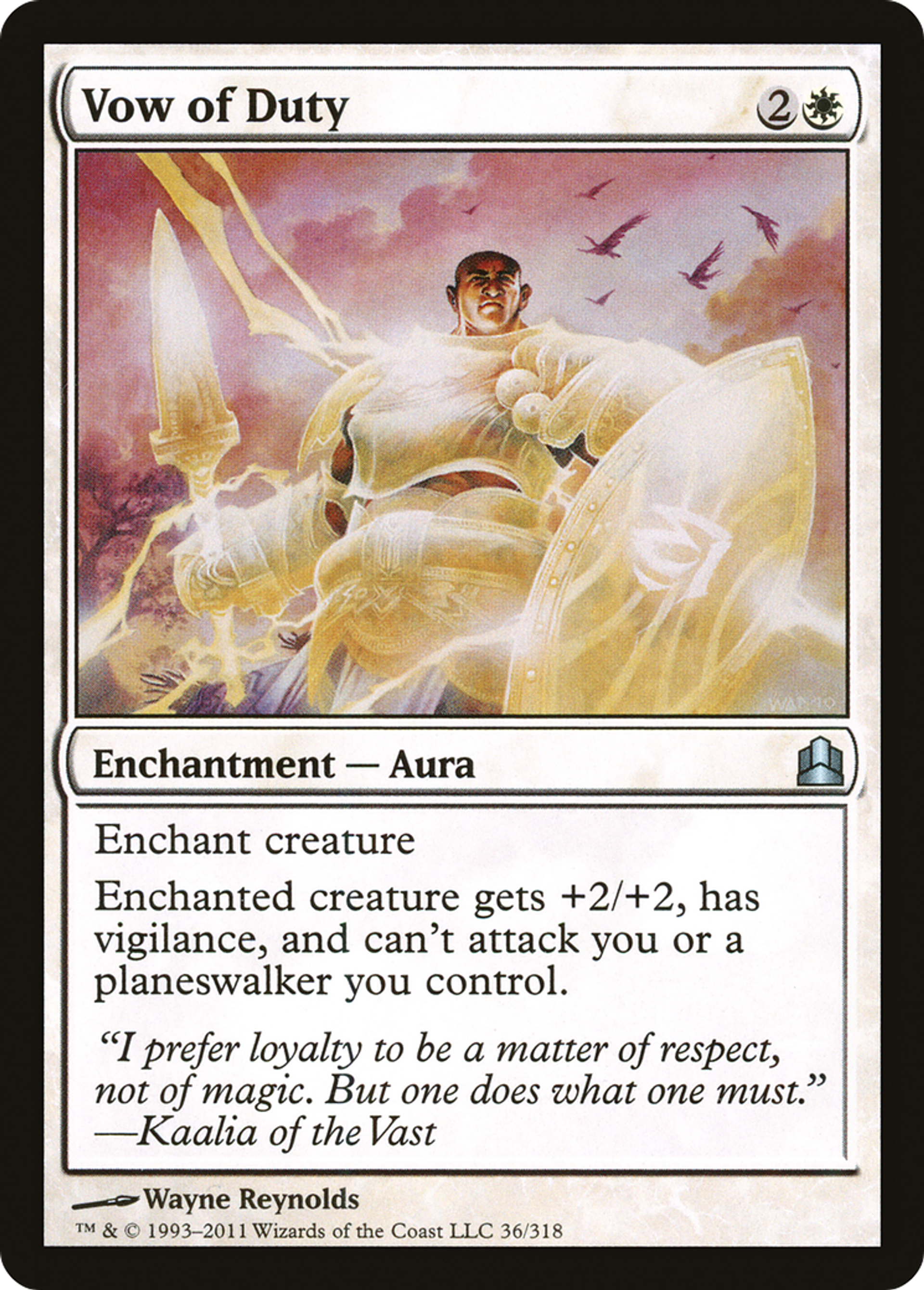 Vœu de devoir — Commander 2011 — Magic: The Gathering