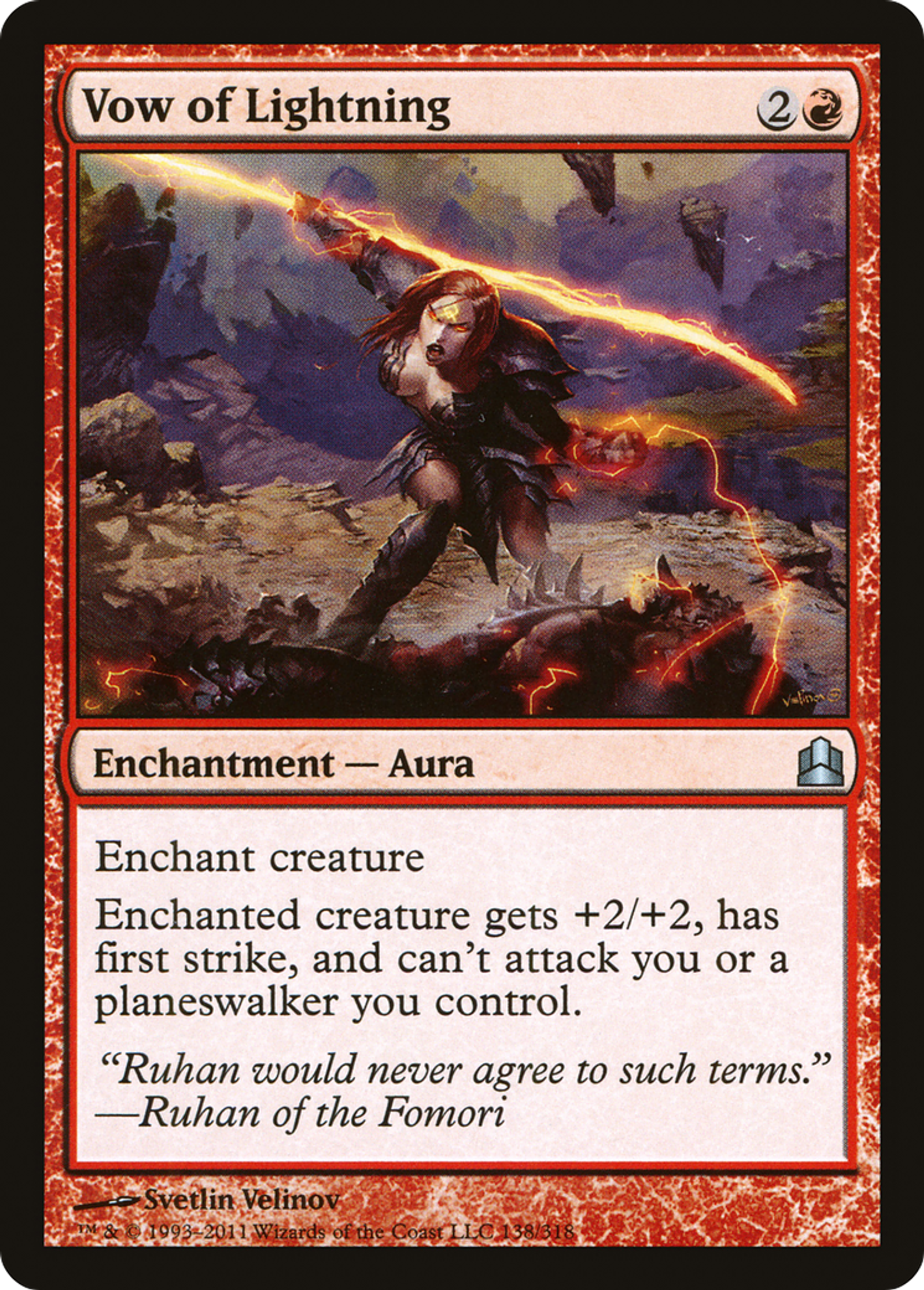 Vow of Lightning — Commander 2011 — Magic: The Gathering