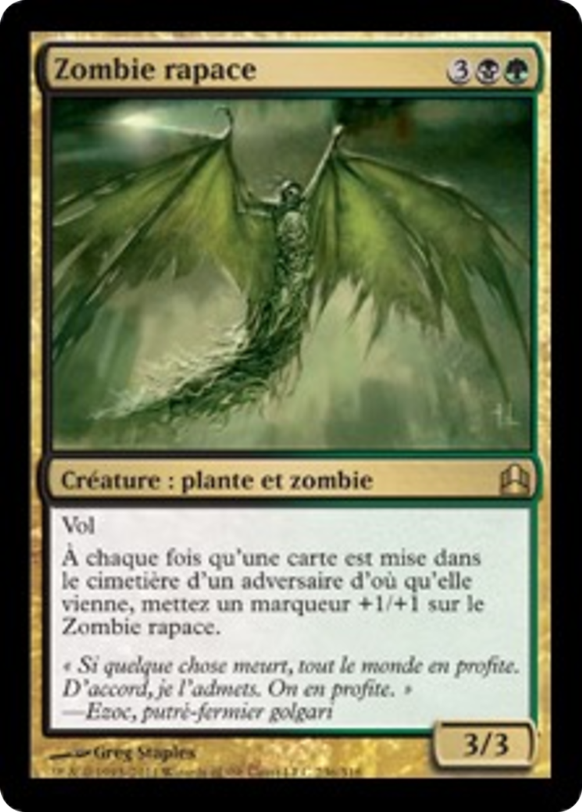 Zombie rapace — Commander 2011 — Magic: The Gathering