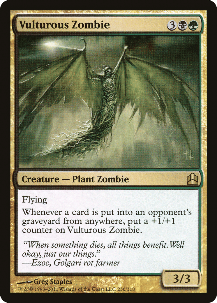 Vulturous Zombie — Commander 2011 — Magic: The Gathering