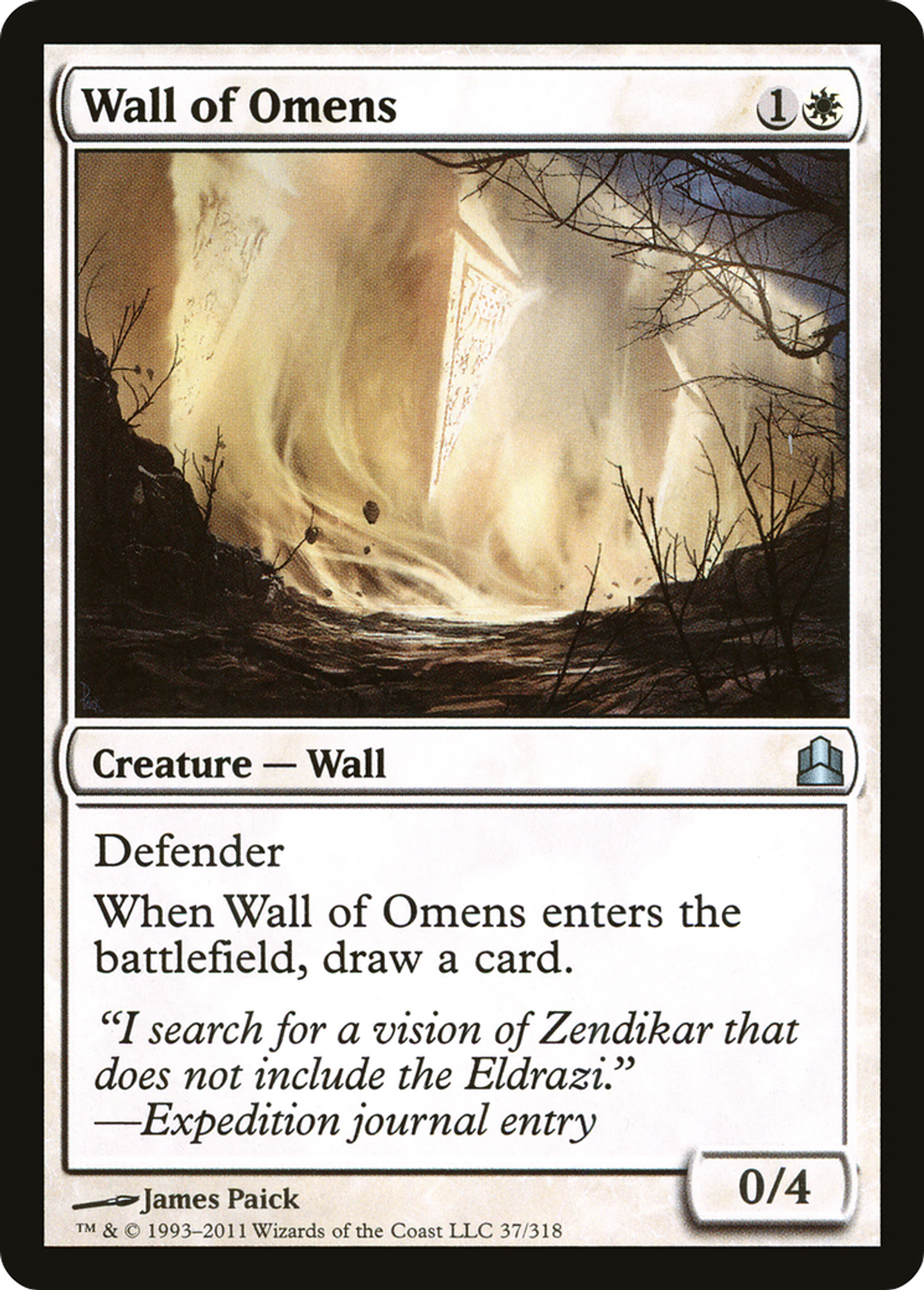 Mur d'augures — Commander 2011 — Magic: The Gathering
