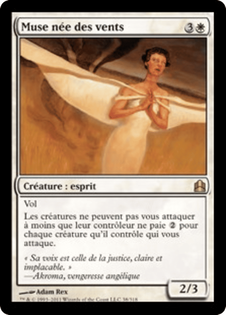 Muse née des vents — Commander 2011 — Magic: The Gathering