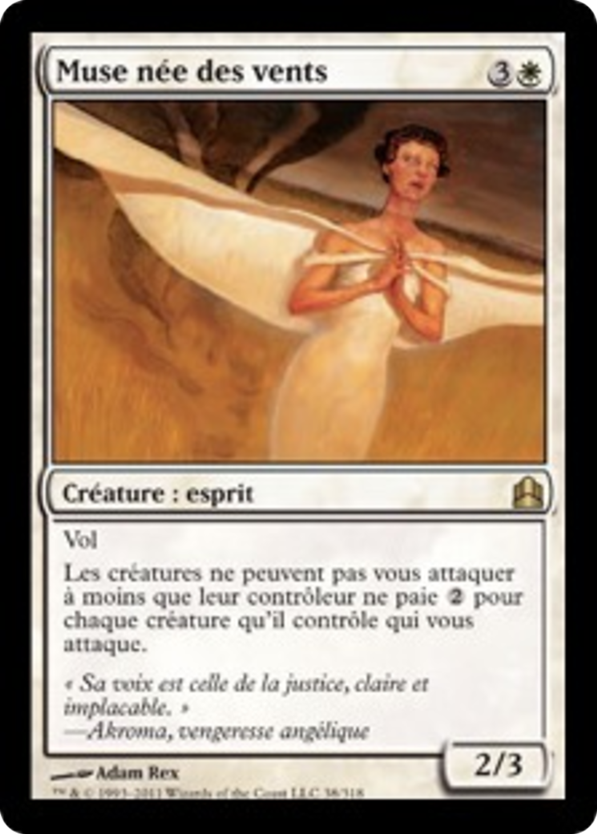 Muse née des vents — Commander 2011 — Magic: The Gathering