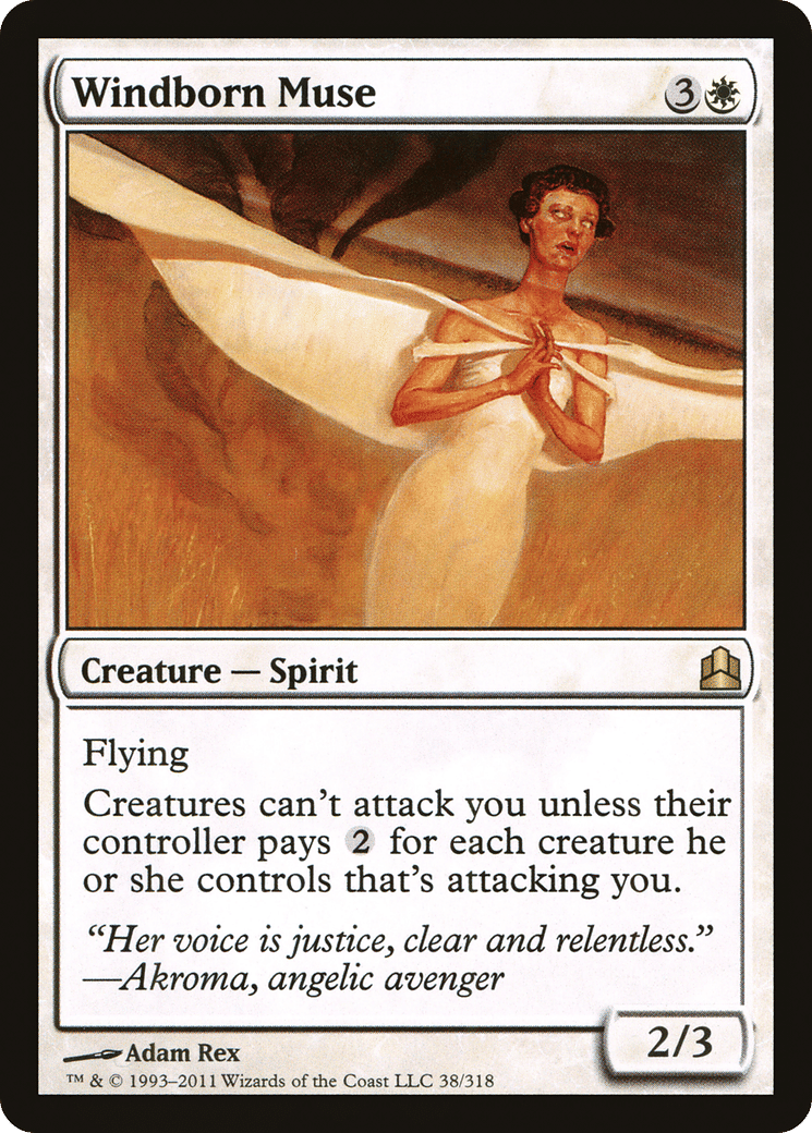 Windborn Muse — Commander 2011 — Magic: The Gathering