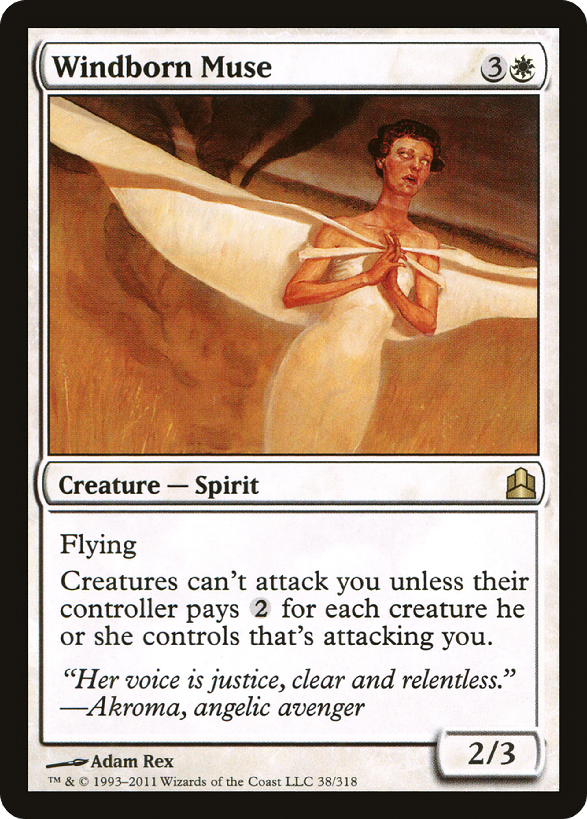 Muse née des vents — Commander 2011 — Magic: The Gathering