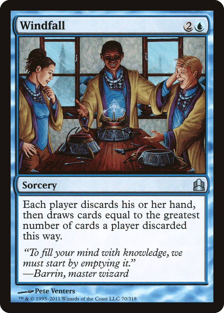 Windfall — Commander 2011 — Magic: The Gathering