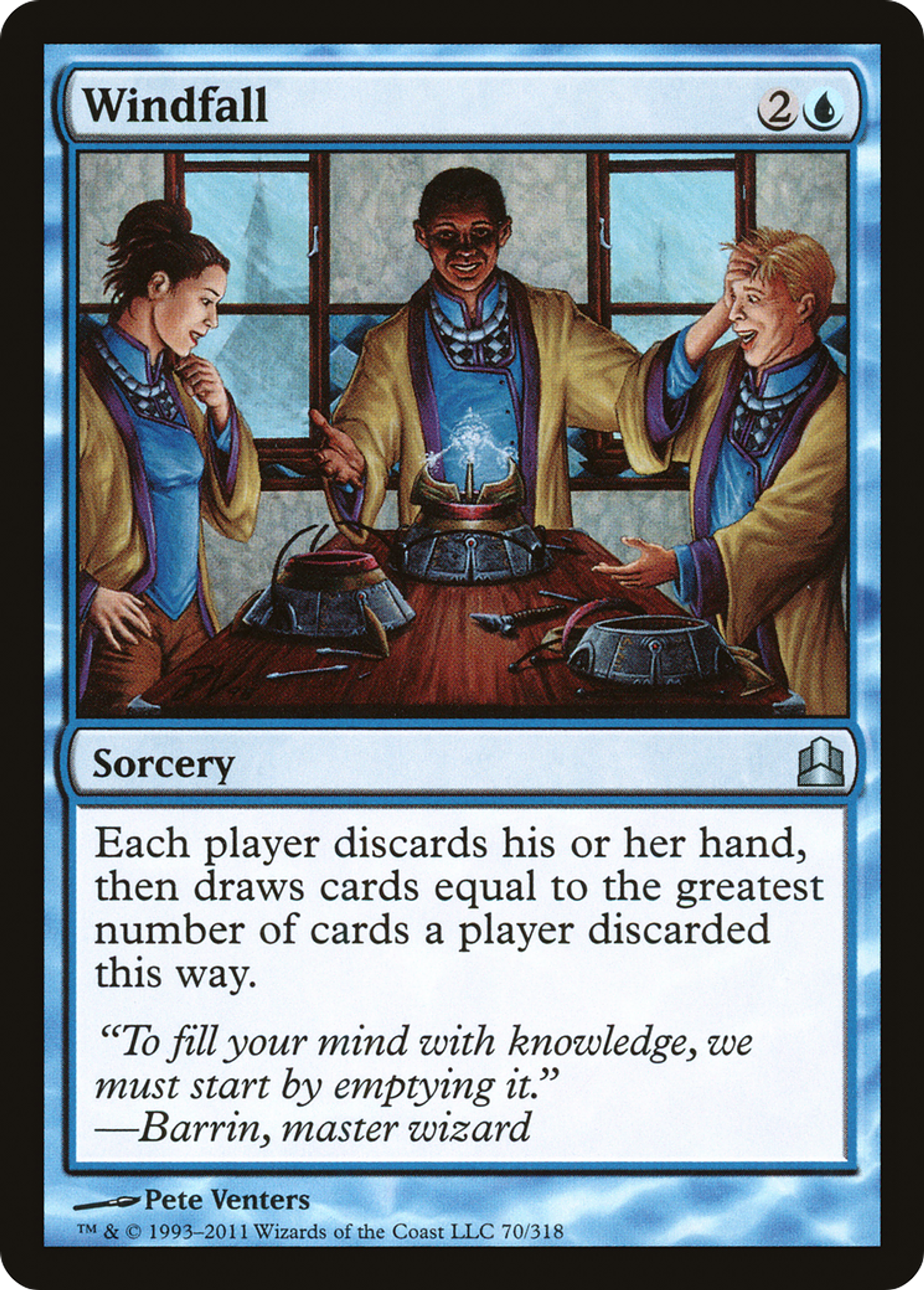 Windfall — Commander 2011 — Magic: The Gathering