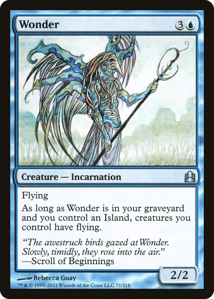 Wonder — Commander 2011 — Magic: The Gathering